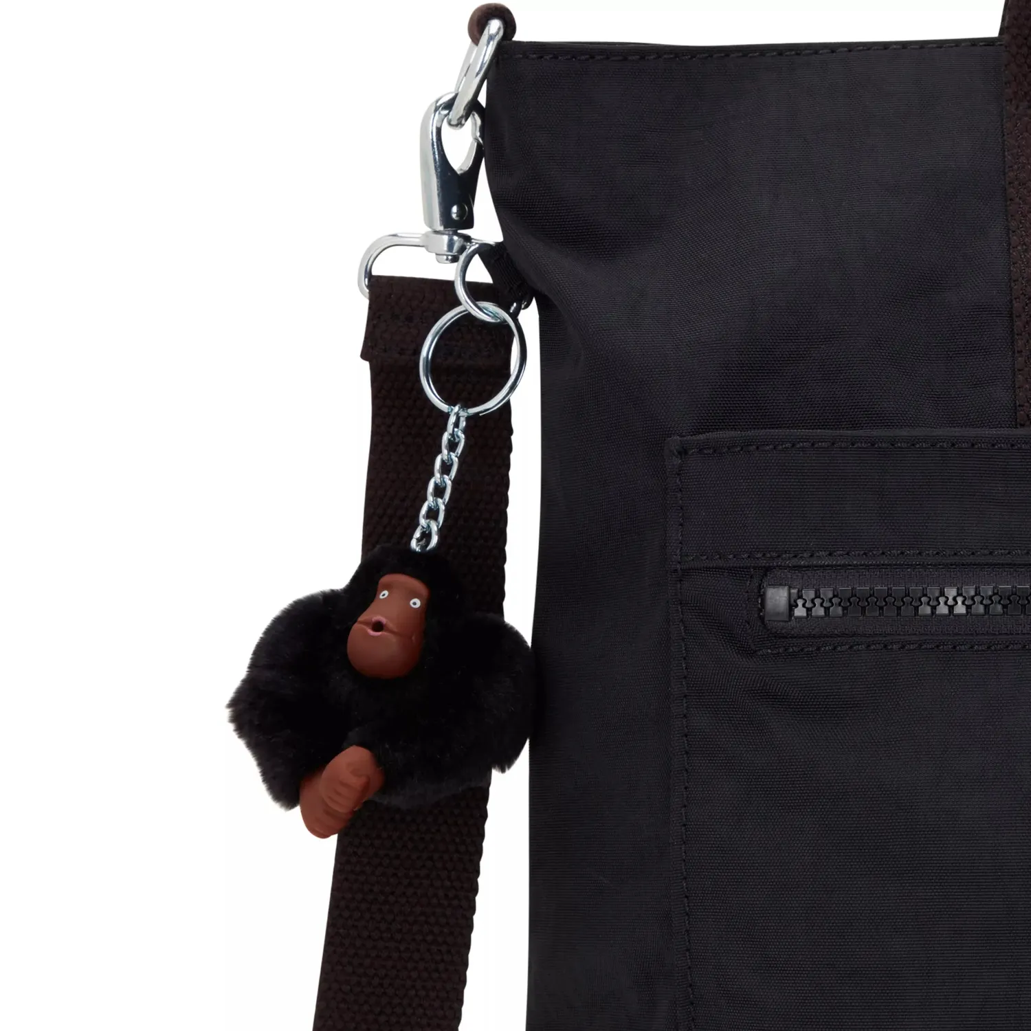 Kipling Natalie draagtas groot Black Tonal werk