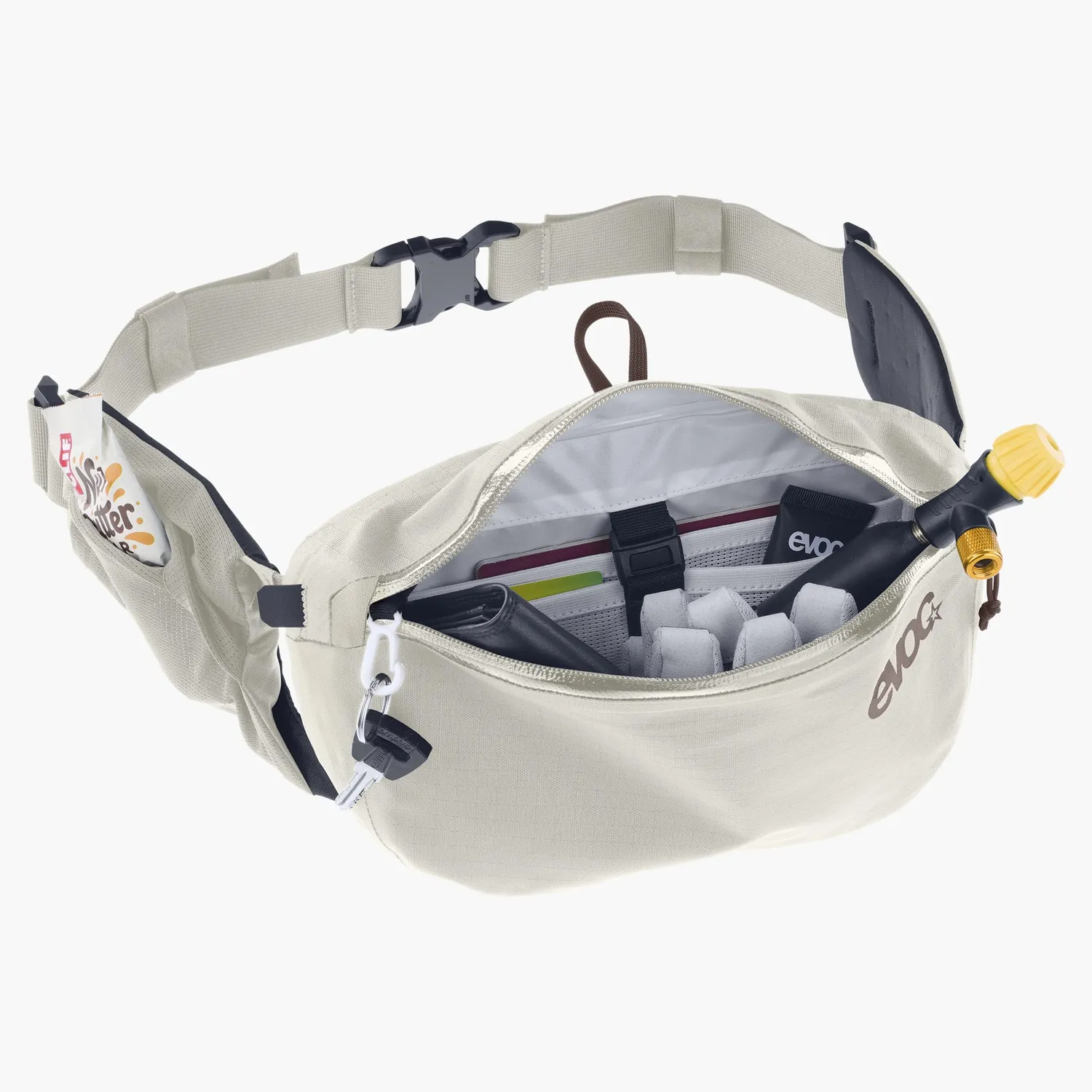 Evoc Hip Pouch 3D WP 2 heuptas zwart waterdicht