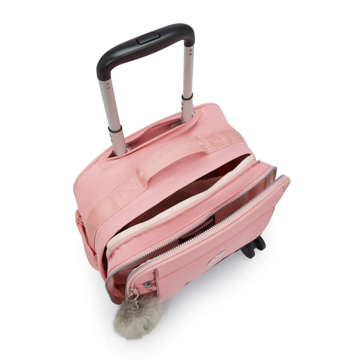 Kipling New Storia S schooltas Bridal Rose medium met wielen
