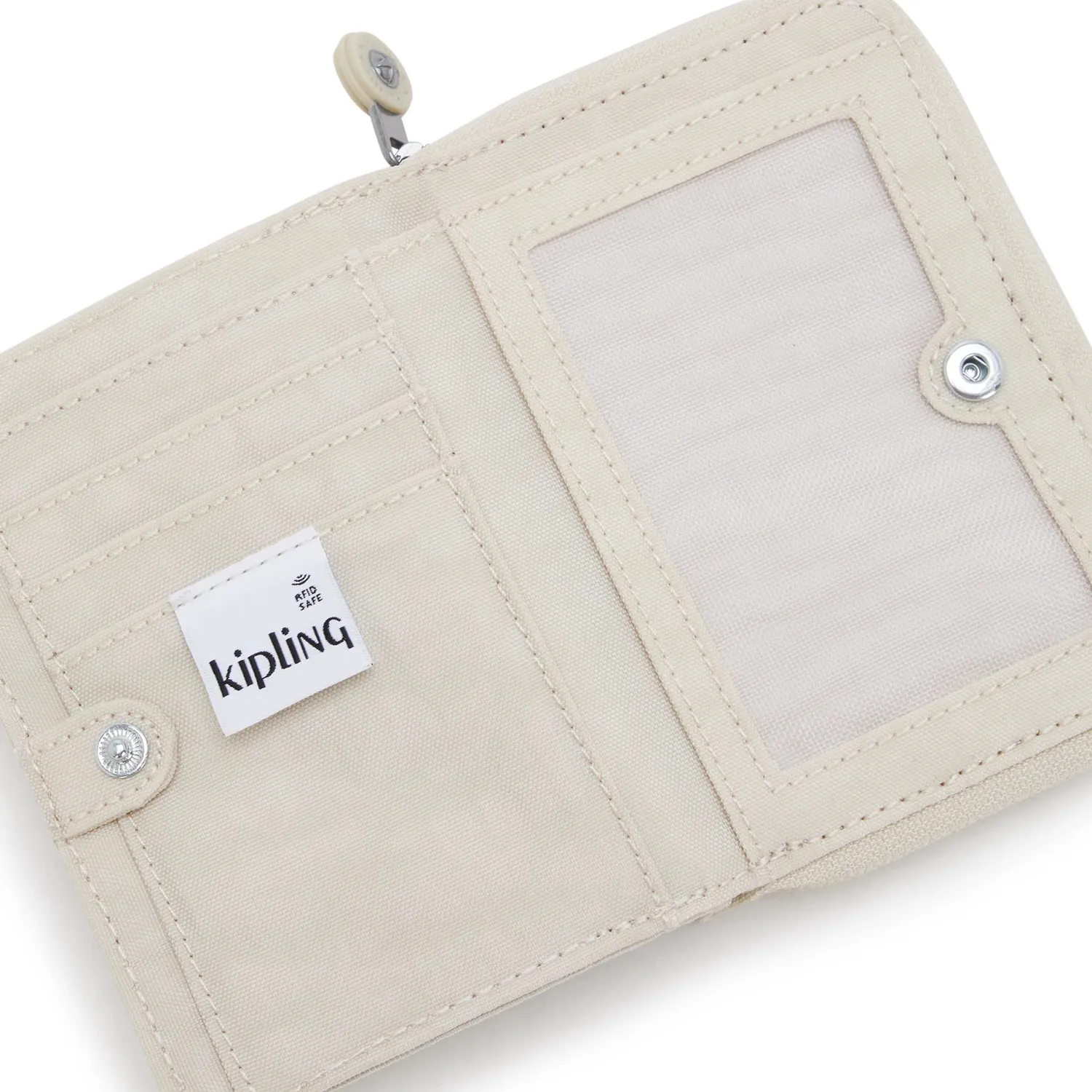 Kipling Money Love portemonnee Hideaway Beige RFID
