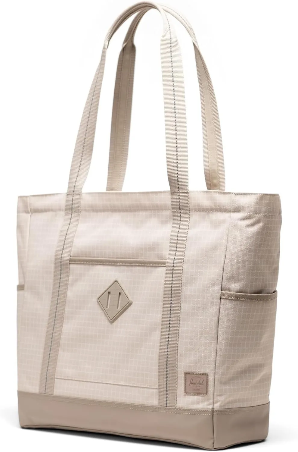 Herschel Heritage tote Grid Pelican Roasted Cashew