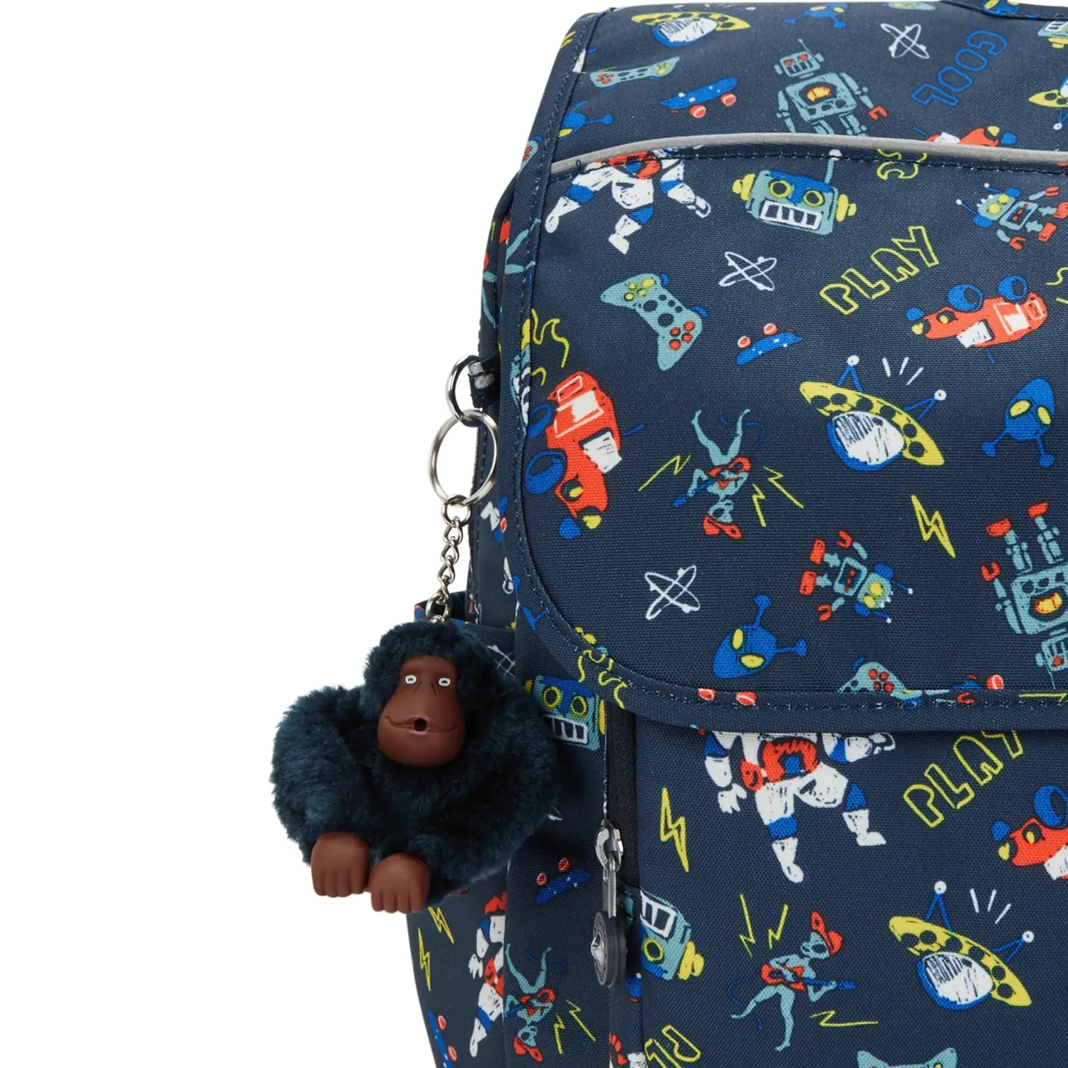Kipling Codie L schoolrugzak Space Game groot A4