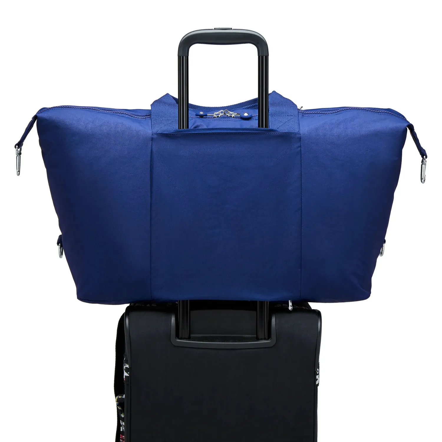 Kipling Bori weekendtas Groot Diamond Wave Emboss reliëf