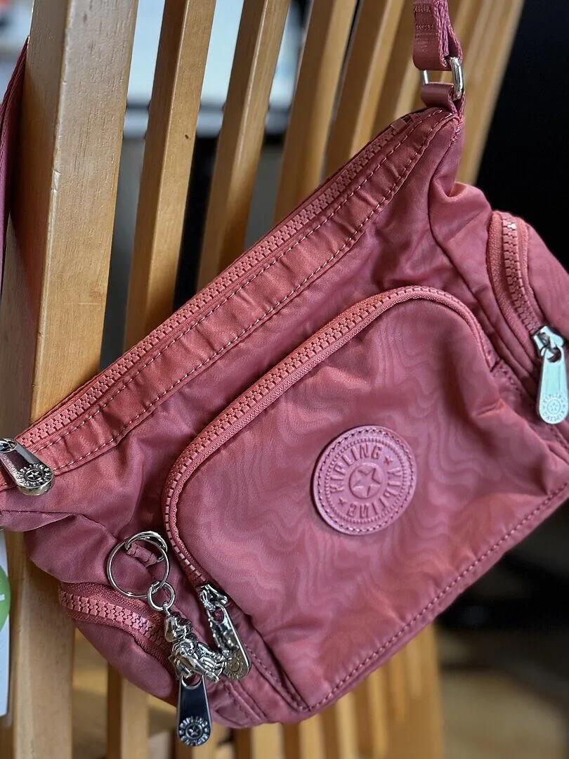 Kipling Gabbie Mini tasje Klein Mineral Stripes waterafstotend
