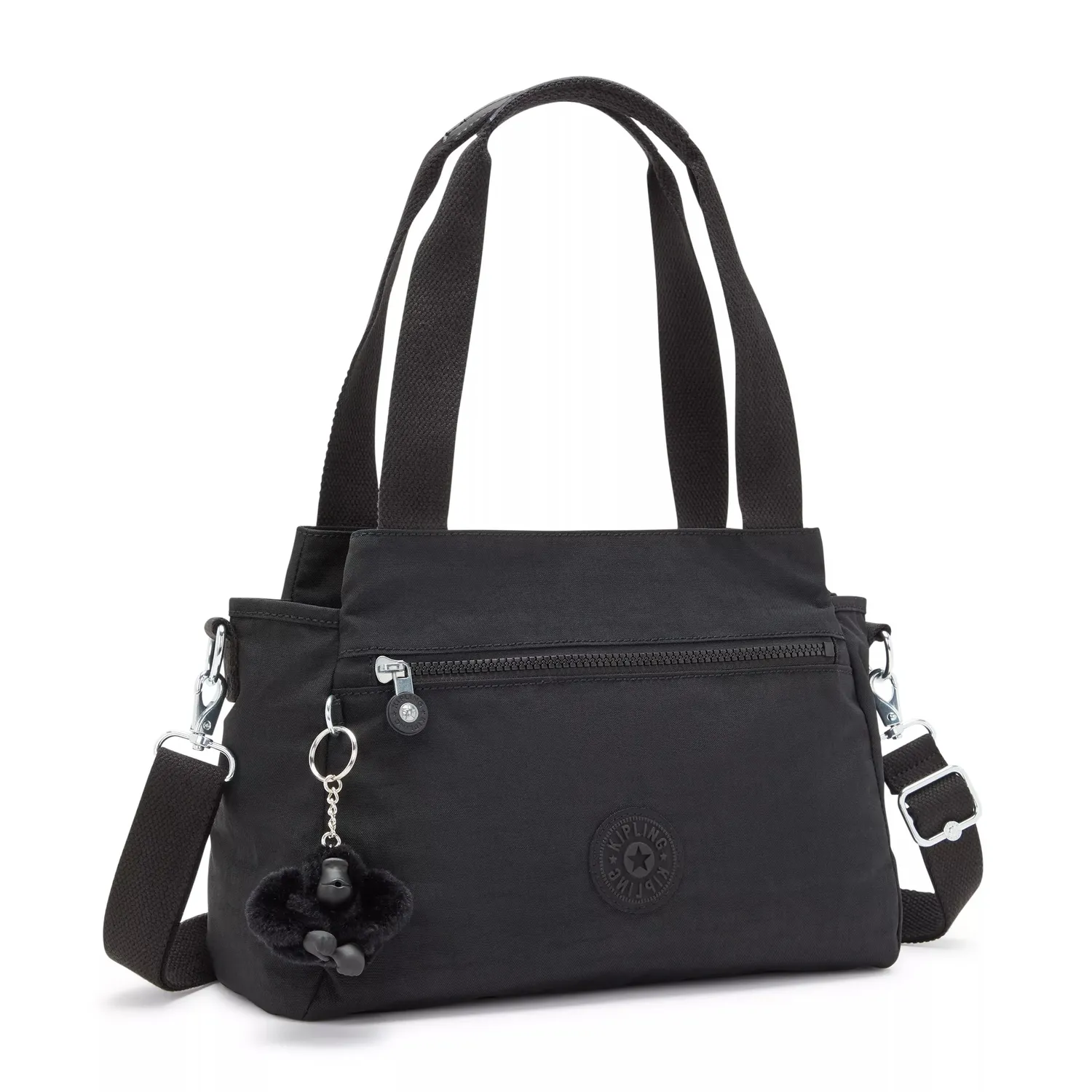 Kipling Elysia schoudertas Medium Black Noir crossbody