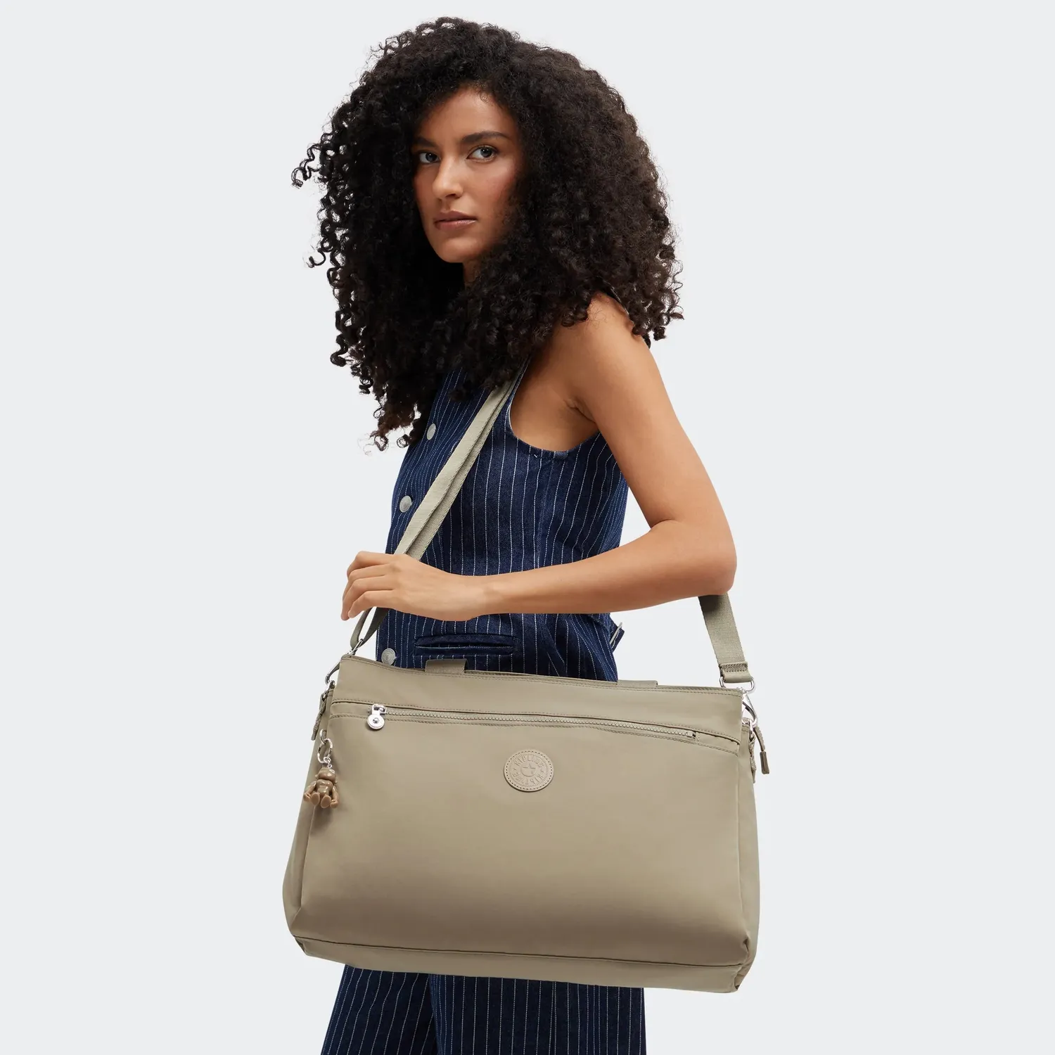 Kipling Elysia Work werktas Groot Boho Tan