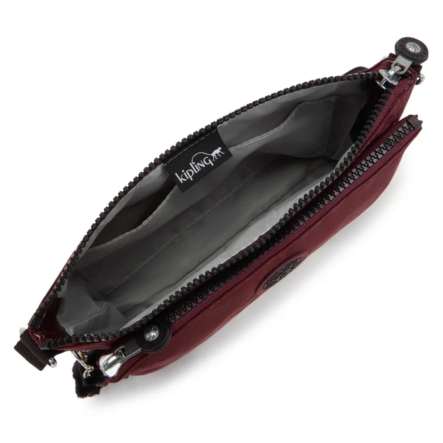 Kipling Mikaela schoudertas Mulberry Mocha klein