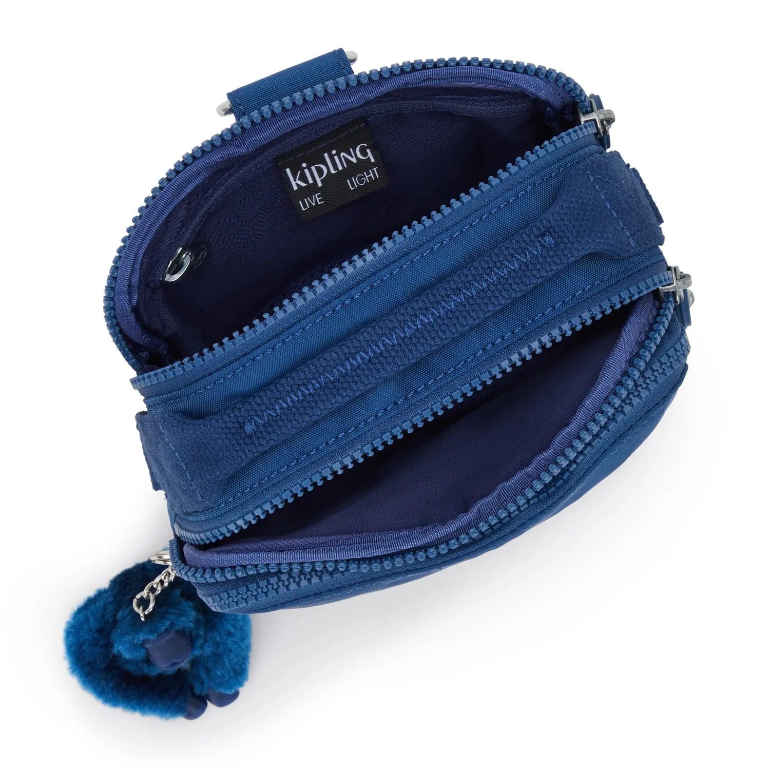 Kipling Cahir crossbody casual blue klein licht