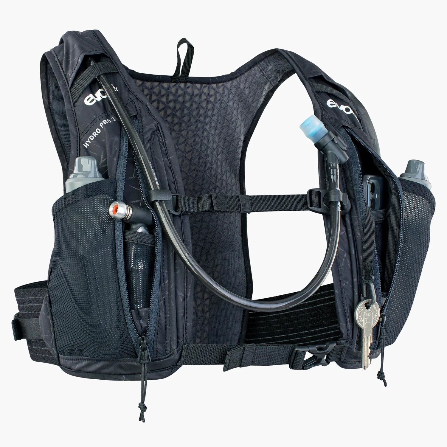 Evoc Hydro Pro 3 rugzak zwart 1,5L drinkzak licht