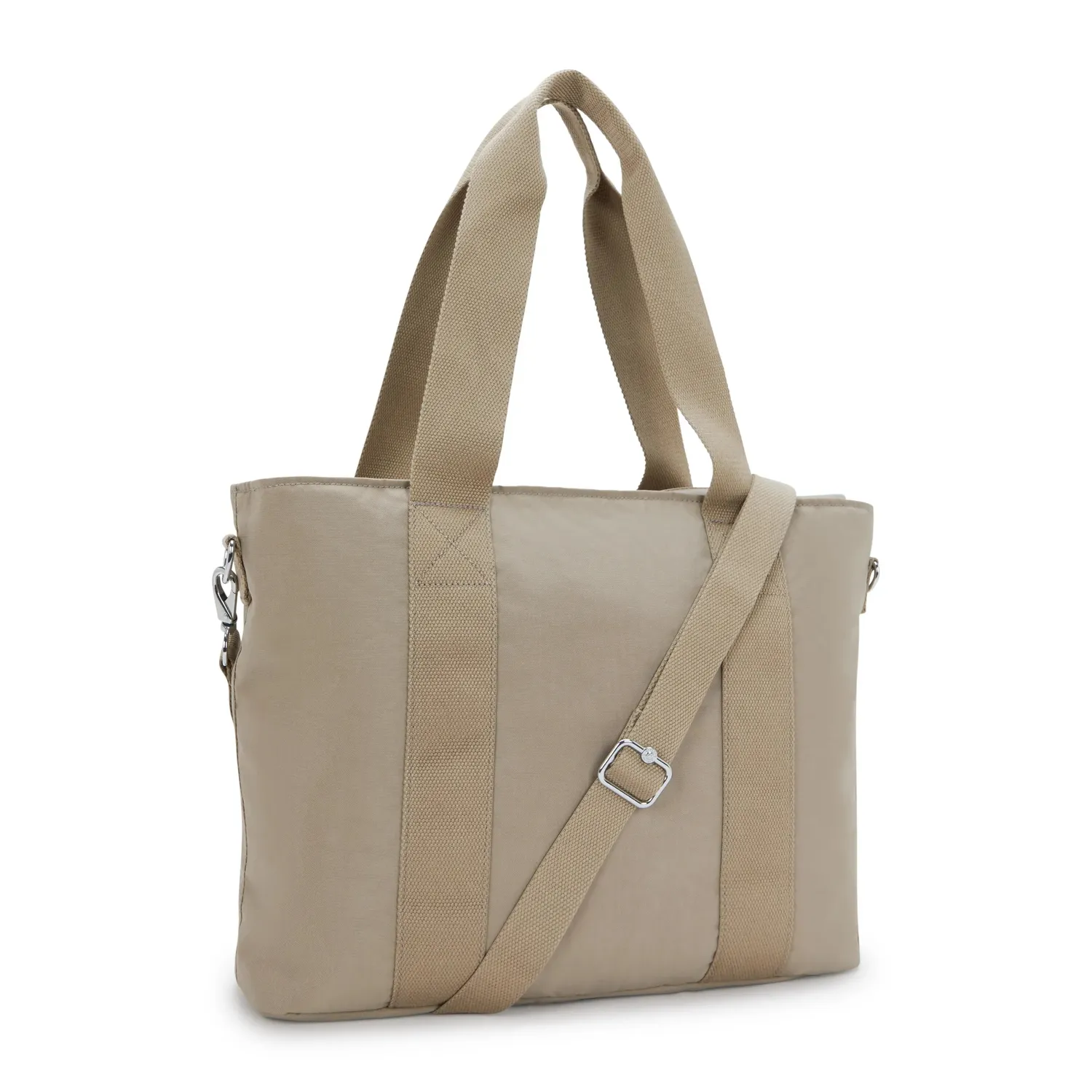Kipling Minta L Up shopper soft taupe groot afneembare band
