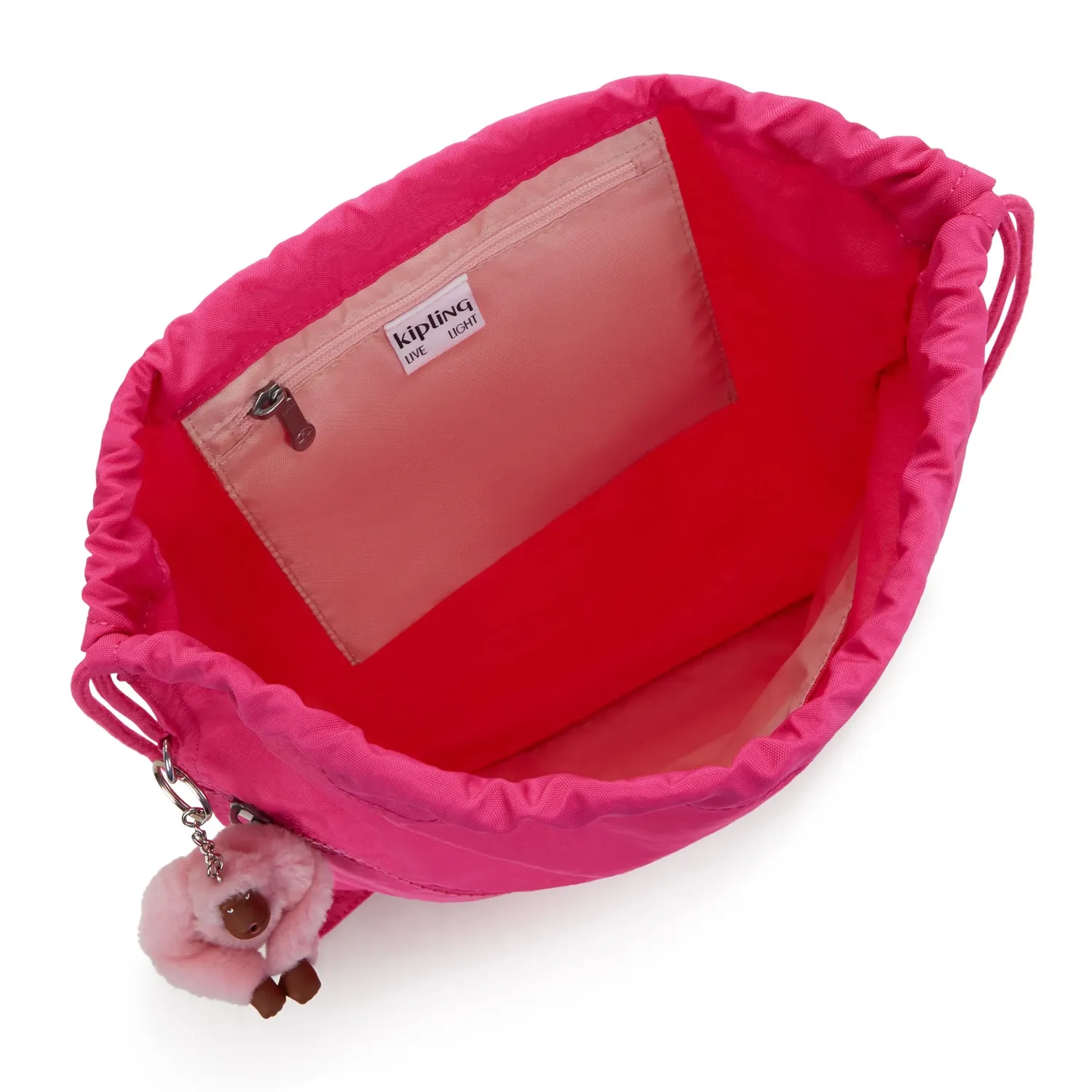 Kipling Supertaboo gymtas Intense Rose medium waterafstotend