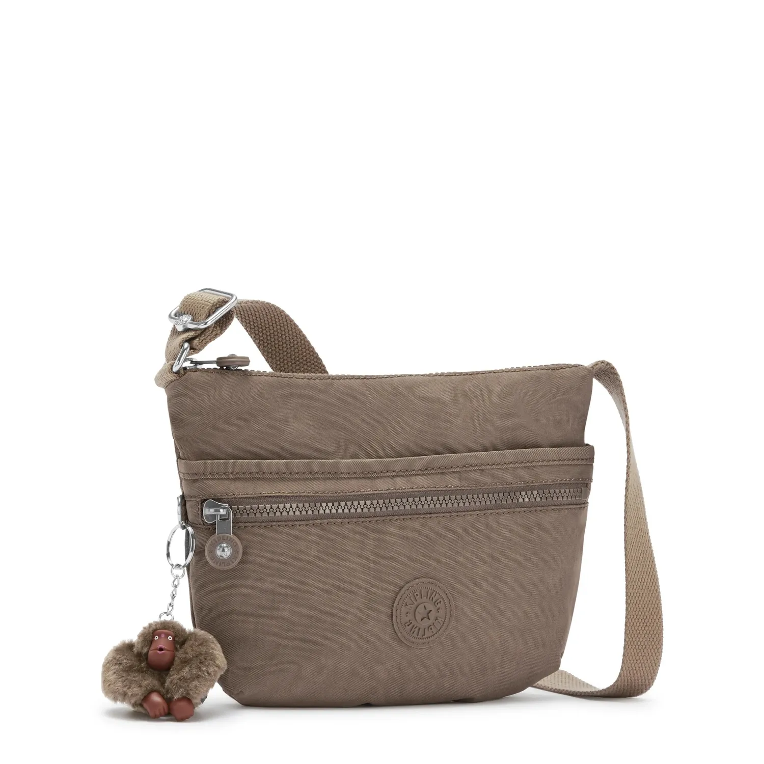 Kipling Arto S crossbodytje True Beige klein beige