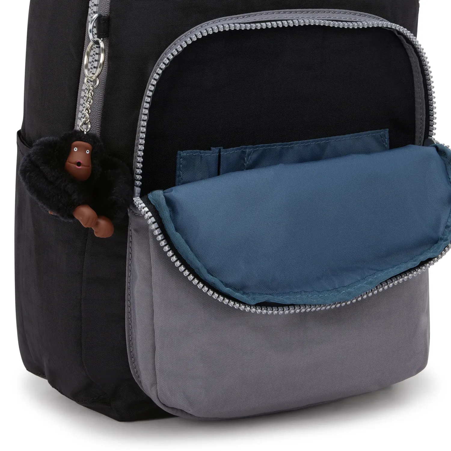 Kipling Seoul S rugzak Klein Space Black Block waterafstotend