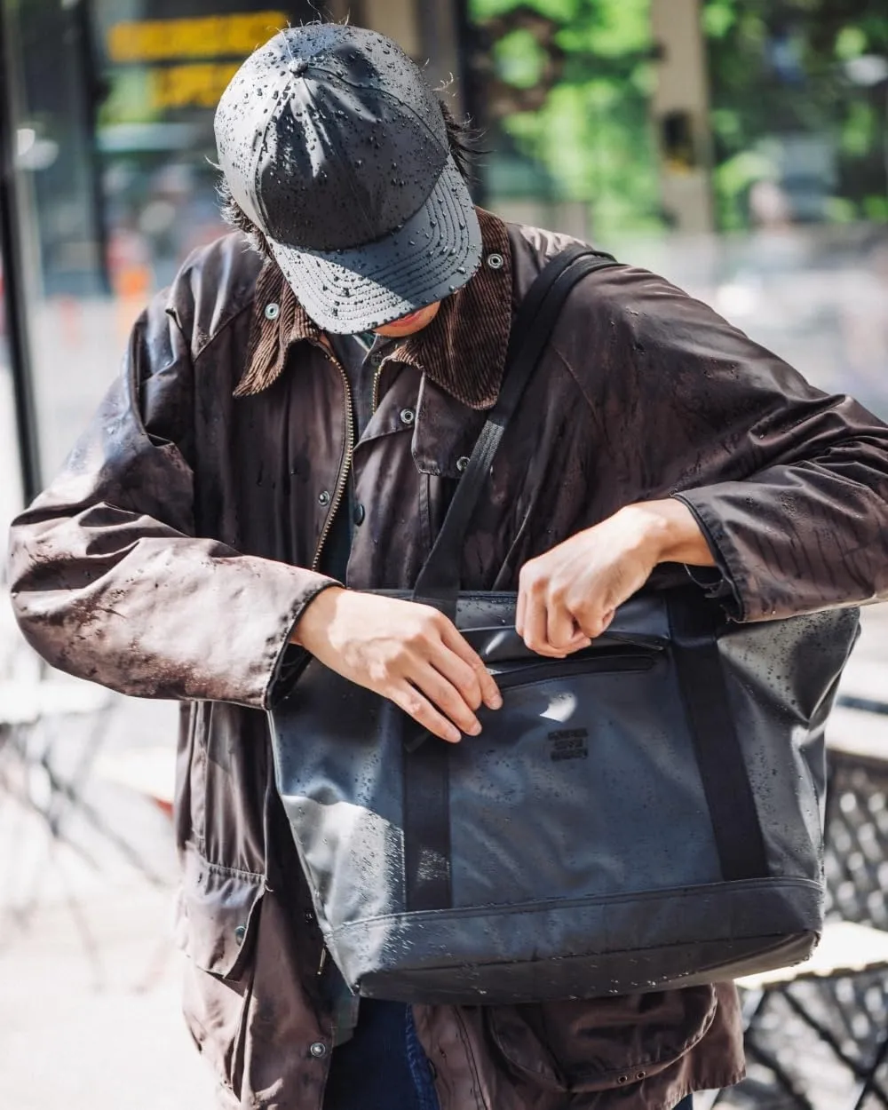 Herschel Supply Alberni Tote shopper zwart canvas