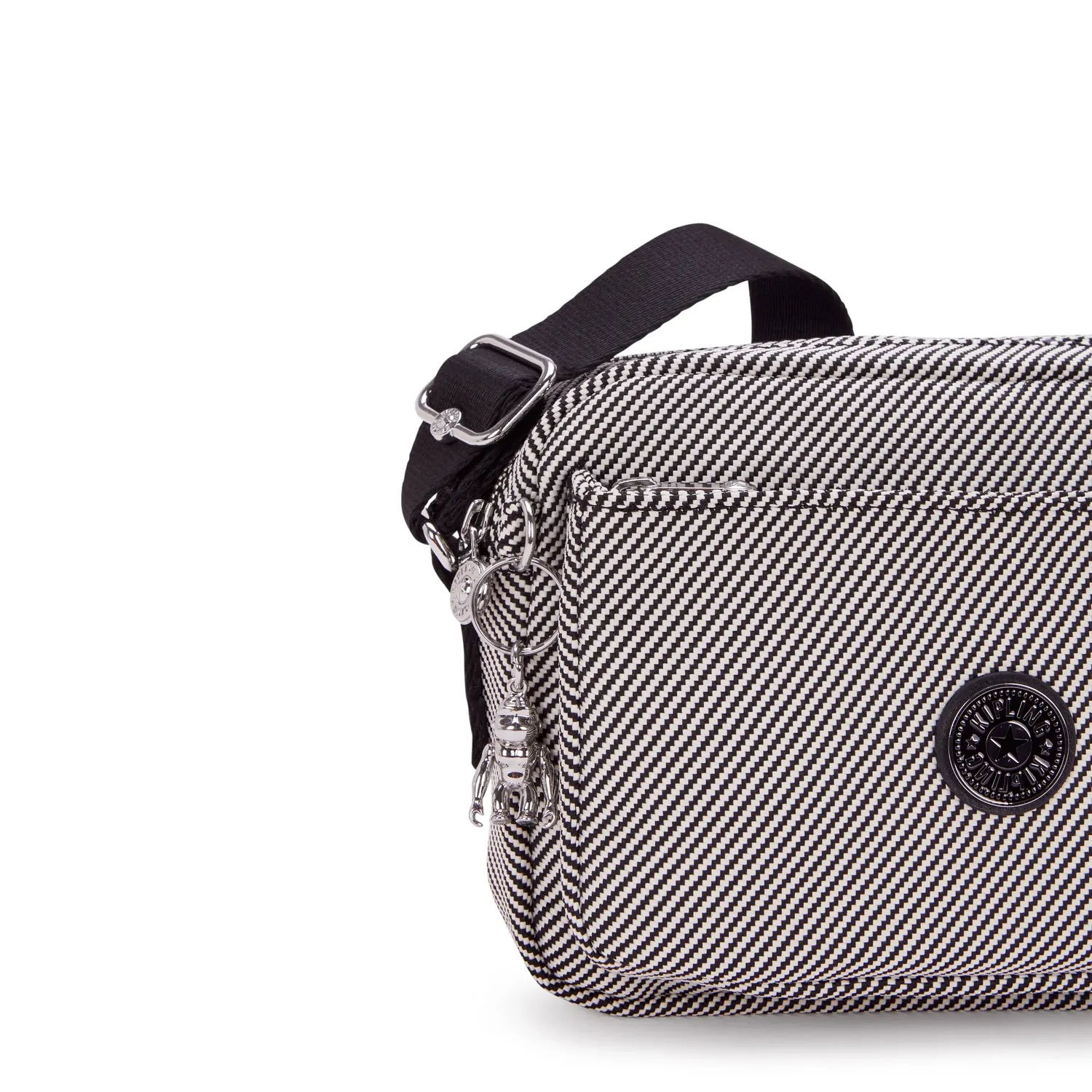 Kipling Abanu M crossbody tas Medium Diagonal Jacquard dubbele rits