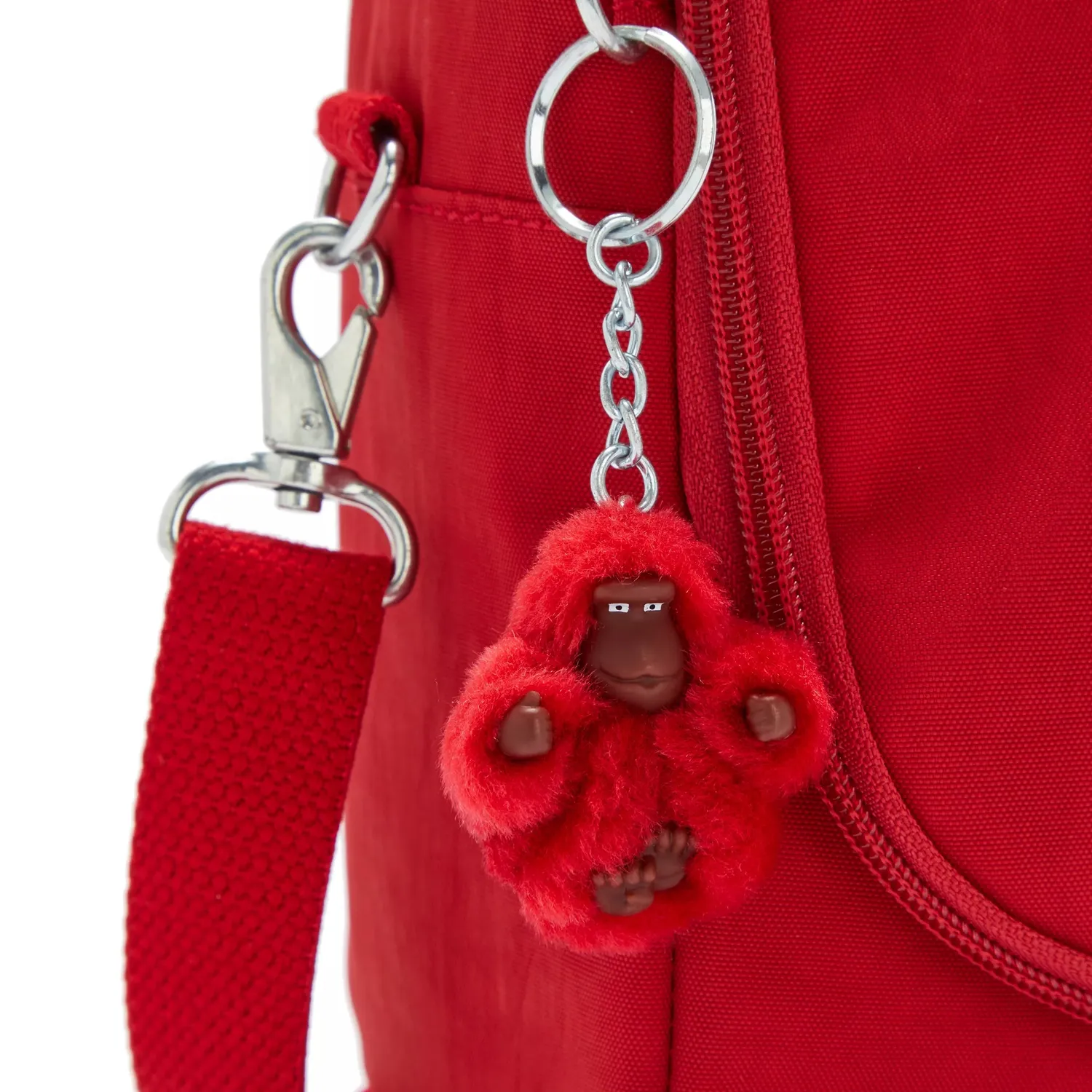 Kipling New Kichirou lunchtas Groot Cherry Tonal trolleybevestiging