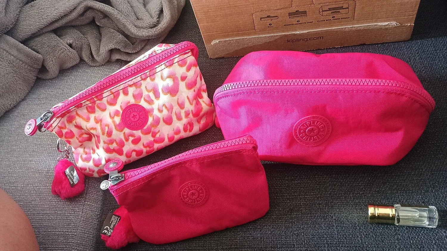 Kipling Creativity S portemonnee Blue Bleu 2 klein met rits