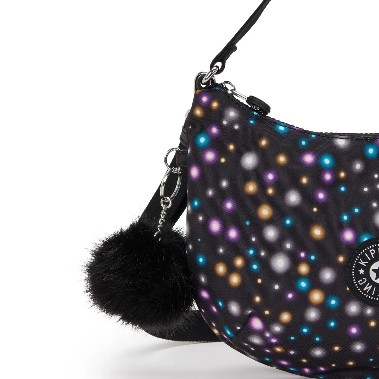 Kipling Amani schoudertas Klein Bright Dot Print lichtgewicht