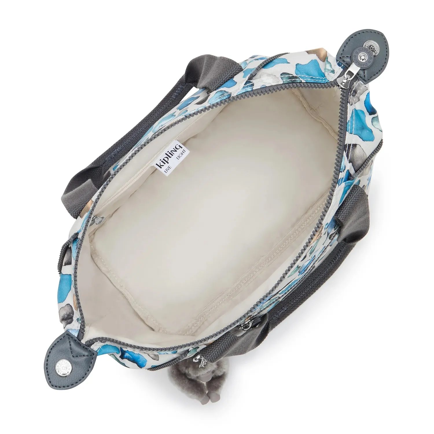 Kipling Art Mini schoudertasje Mineral Stone klein neutraal