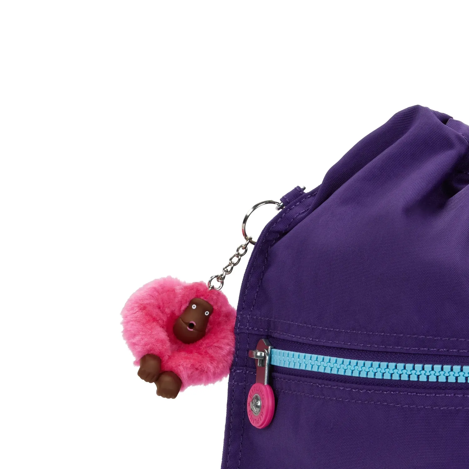 Kipling Supertaboo gymtas VIP Purple Medium waterafstotend