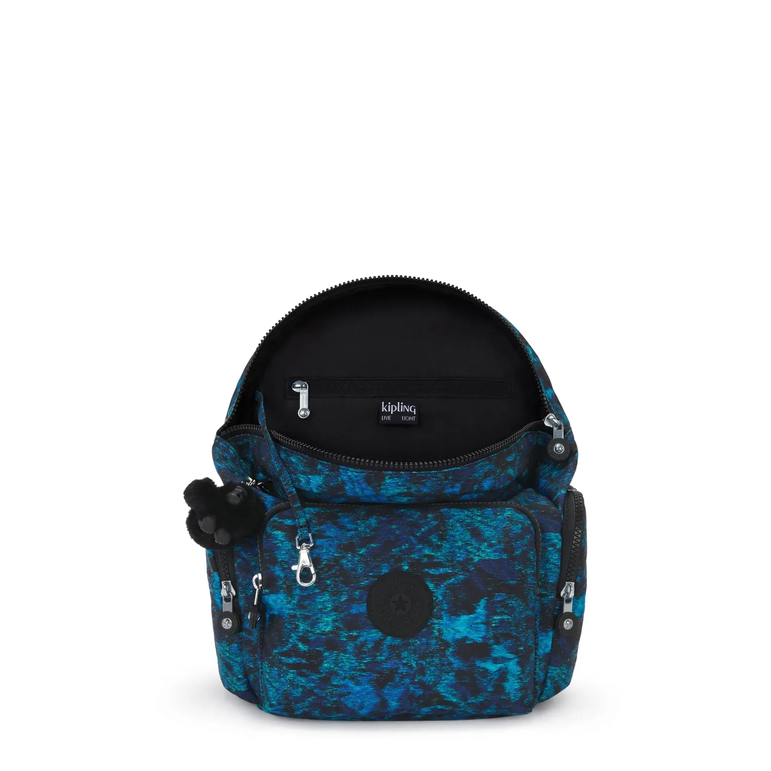 Kipling City Zip S rugzak Blending Blues klein dagelijks gebruik