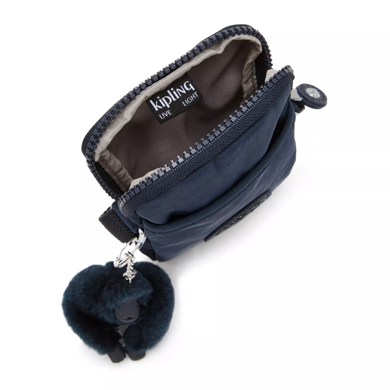 Kipling Tally telefoontas Klein Blue Bleu 2 waterafstotend