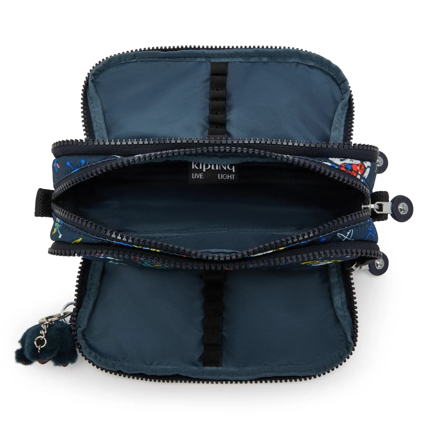 Kipling Gitroy pennenzak groot Space Game 32 penlussen