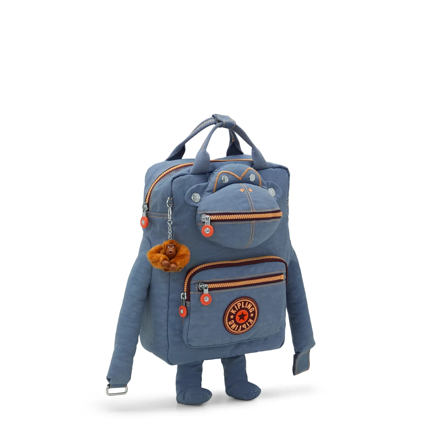 Kipling Jane Energy rugzak Medium Energy Blue flessenhouder