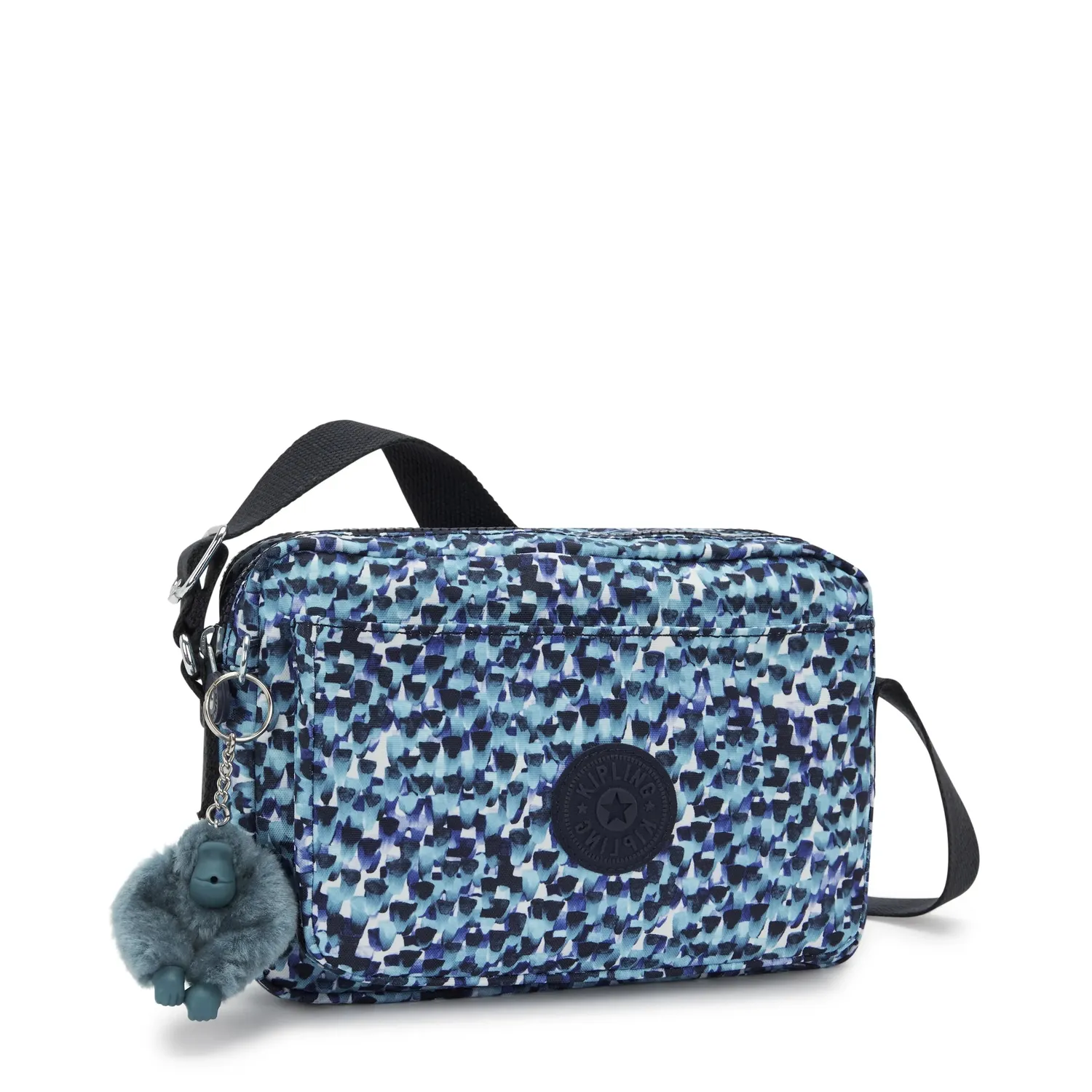 Kipling Abanu M schoudertas Medium Rainy Feathers lichtgewicht