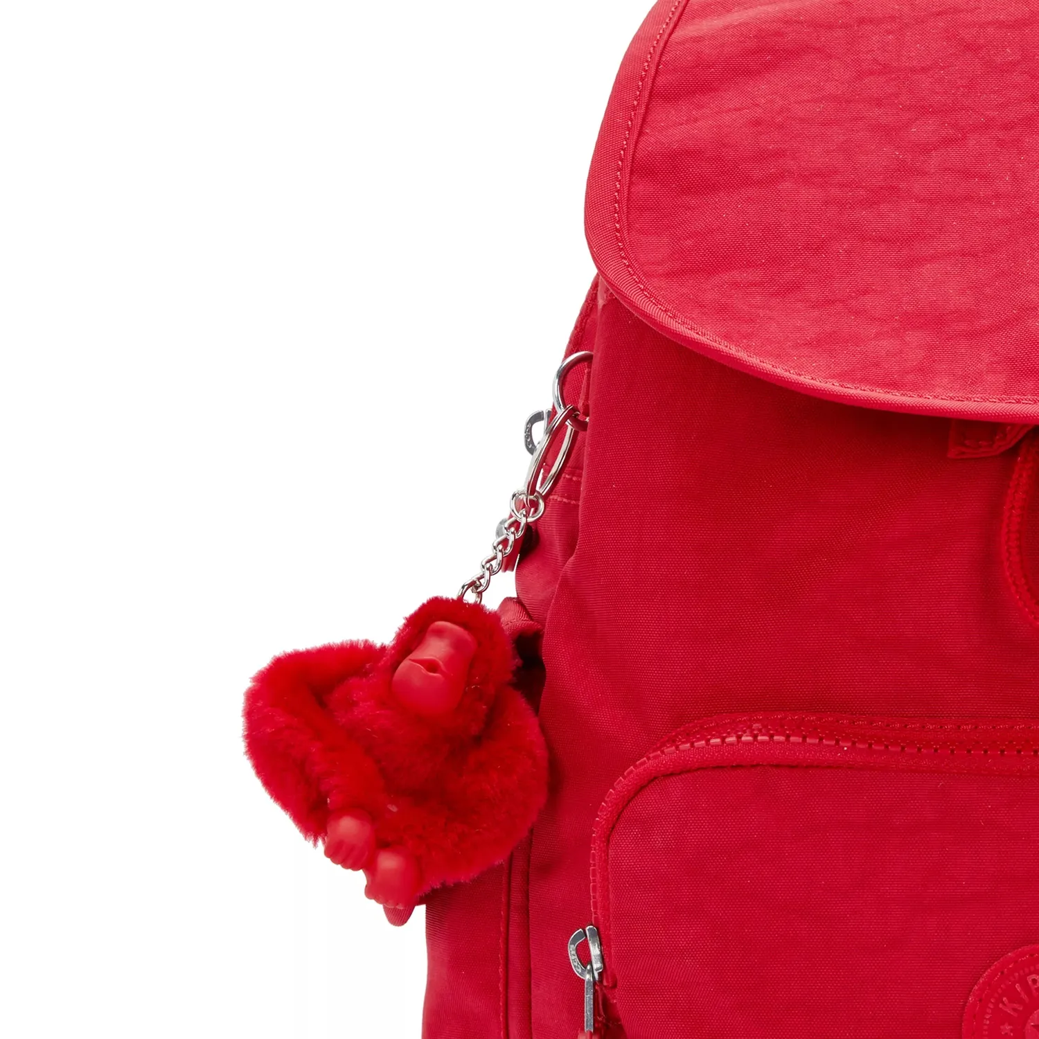 Kipling City Pack S rugzak Klein Red Rouge waterafstotend