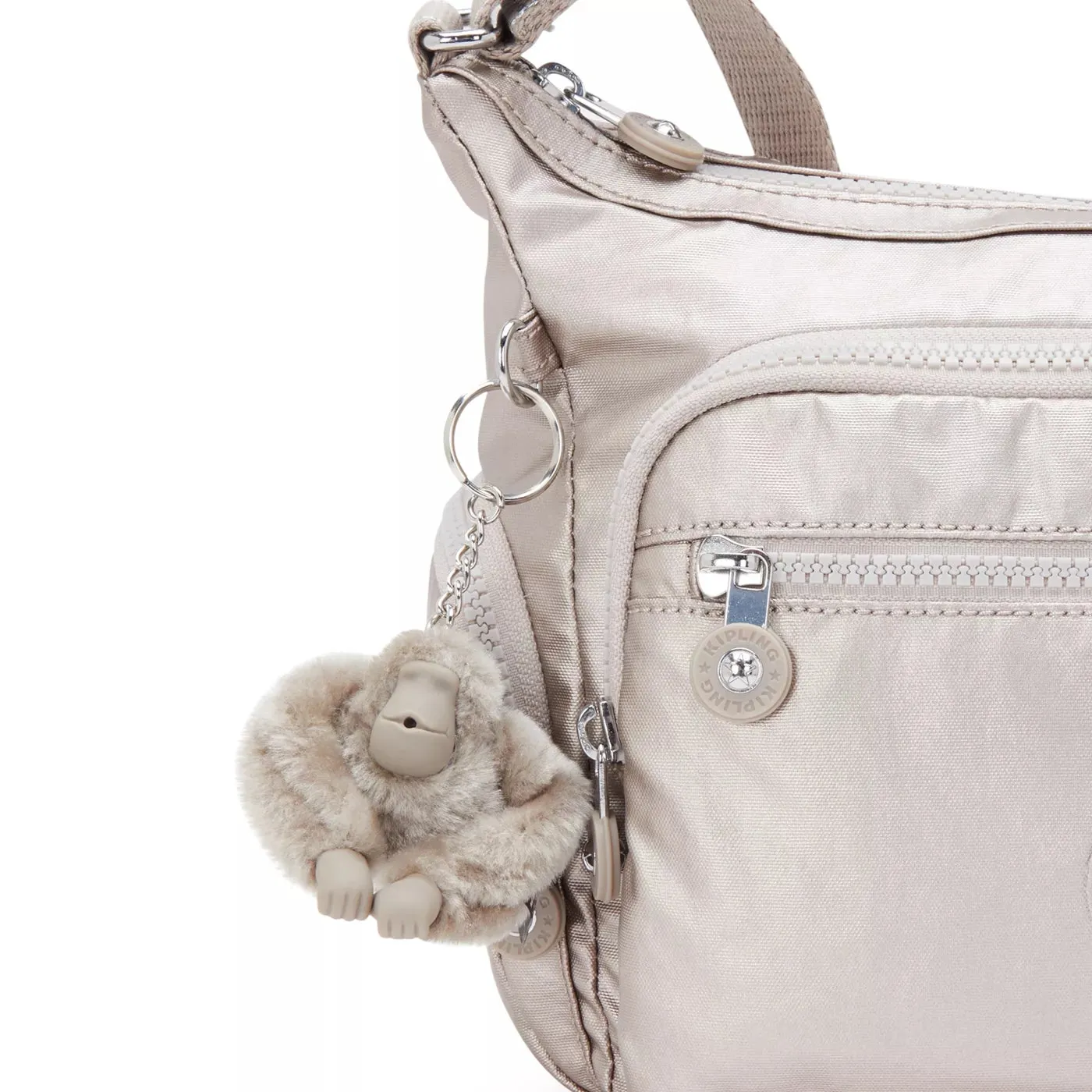 Kipling Gabbie S schoudertas Metallic Glow klein metallic