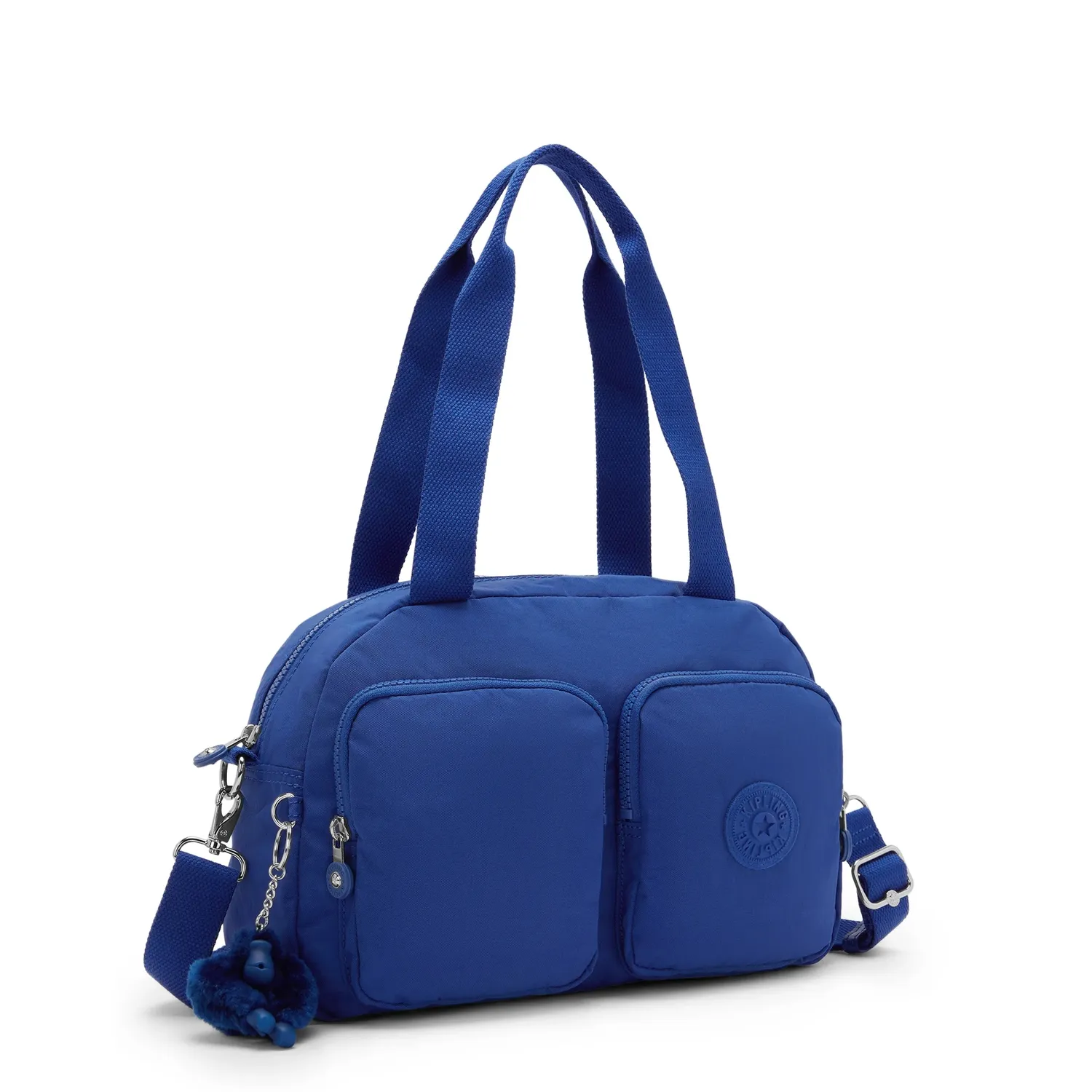 Kipling Cool Defea schoudertas Medium Blazing Blue vakken