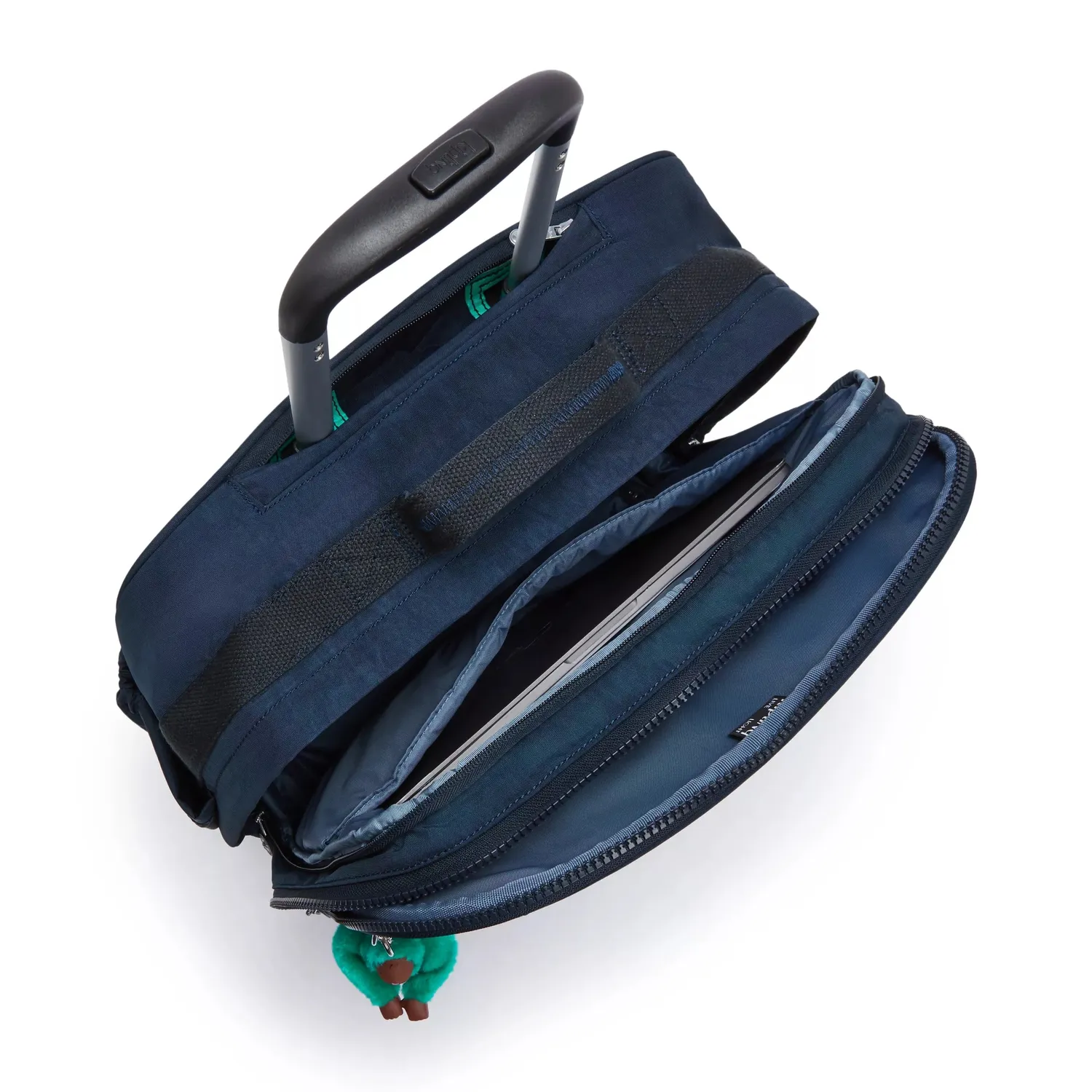 Kipling New Storia trolley Blue Green Block Groot vakken
