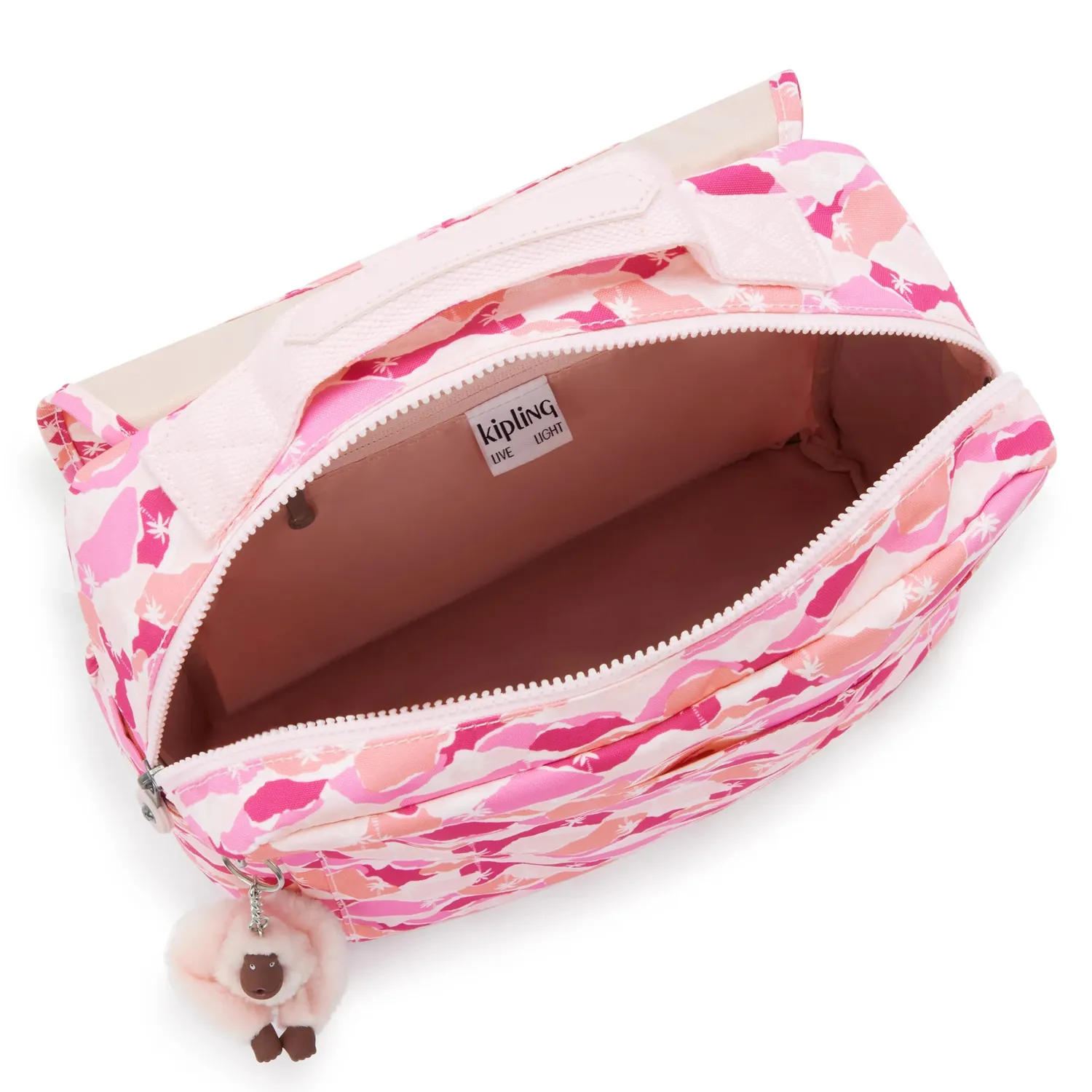 Kipling Codie S rugzak Klein Pink Palm schooltas