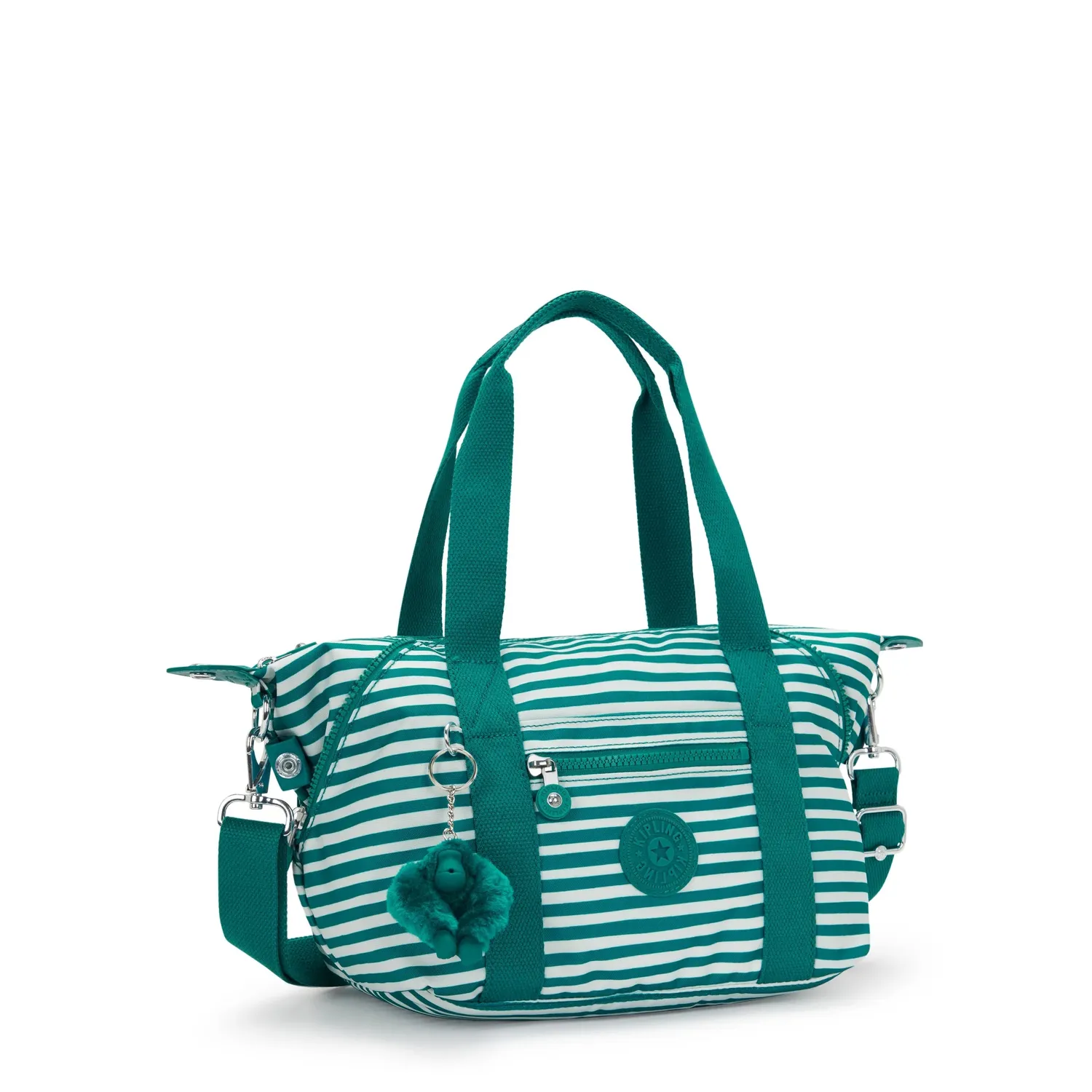Kipling Art Mini schoudertas Parasol Stripes klein waterafstotend