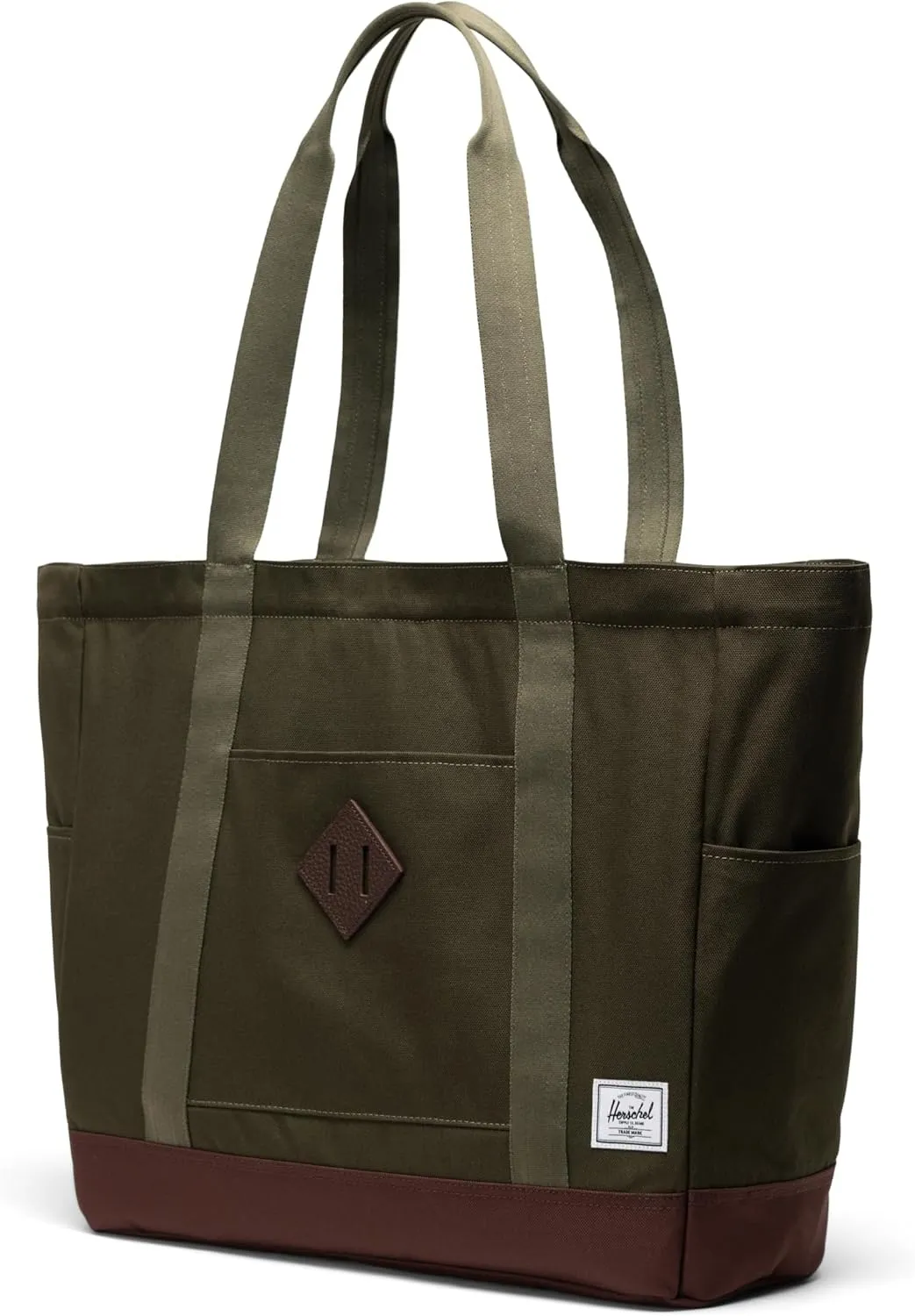 Herschel Heritage shopper ivy green draagtas canvas