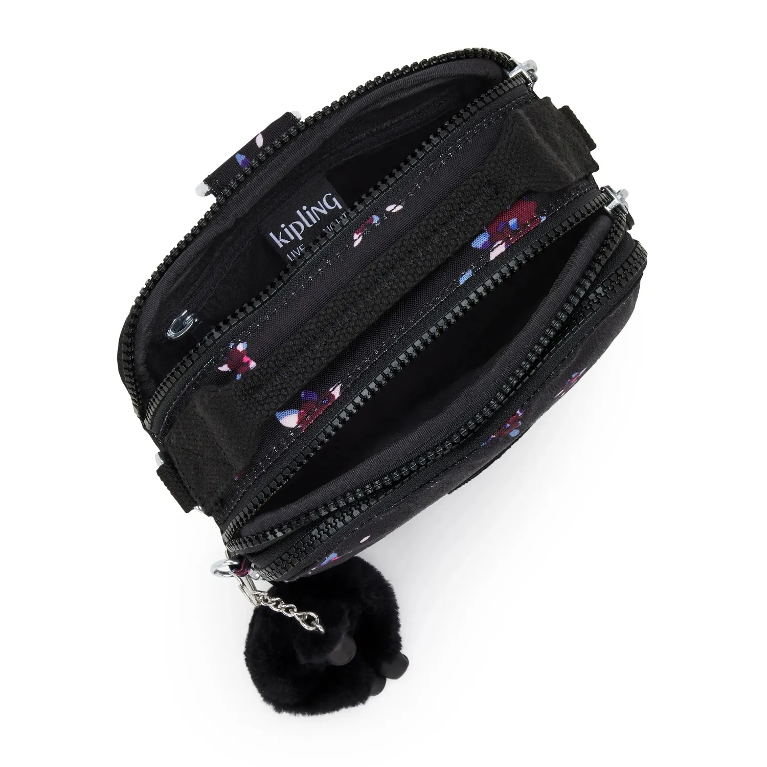 Kipling Cahir crossbody Night Flower Klein nylon