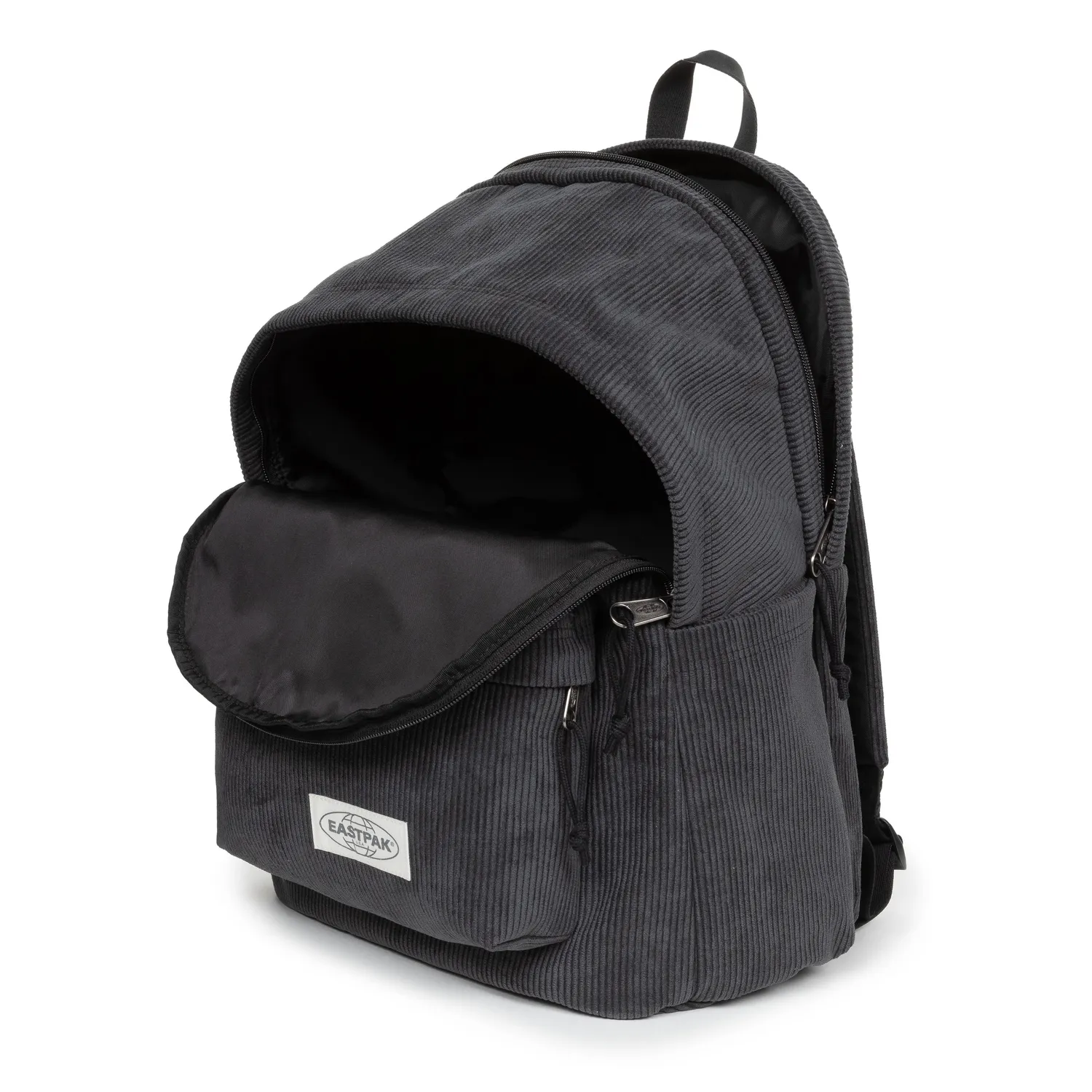 Eastpak Day Office rugzak Ribs Black medium corduroy