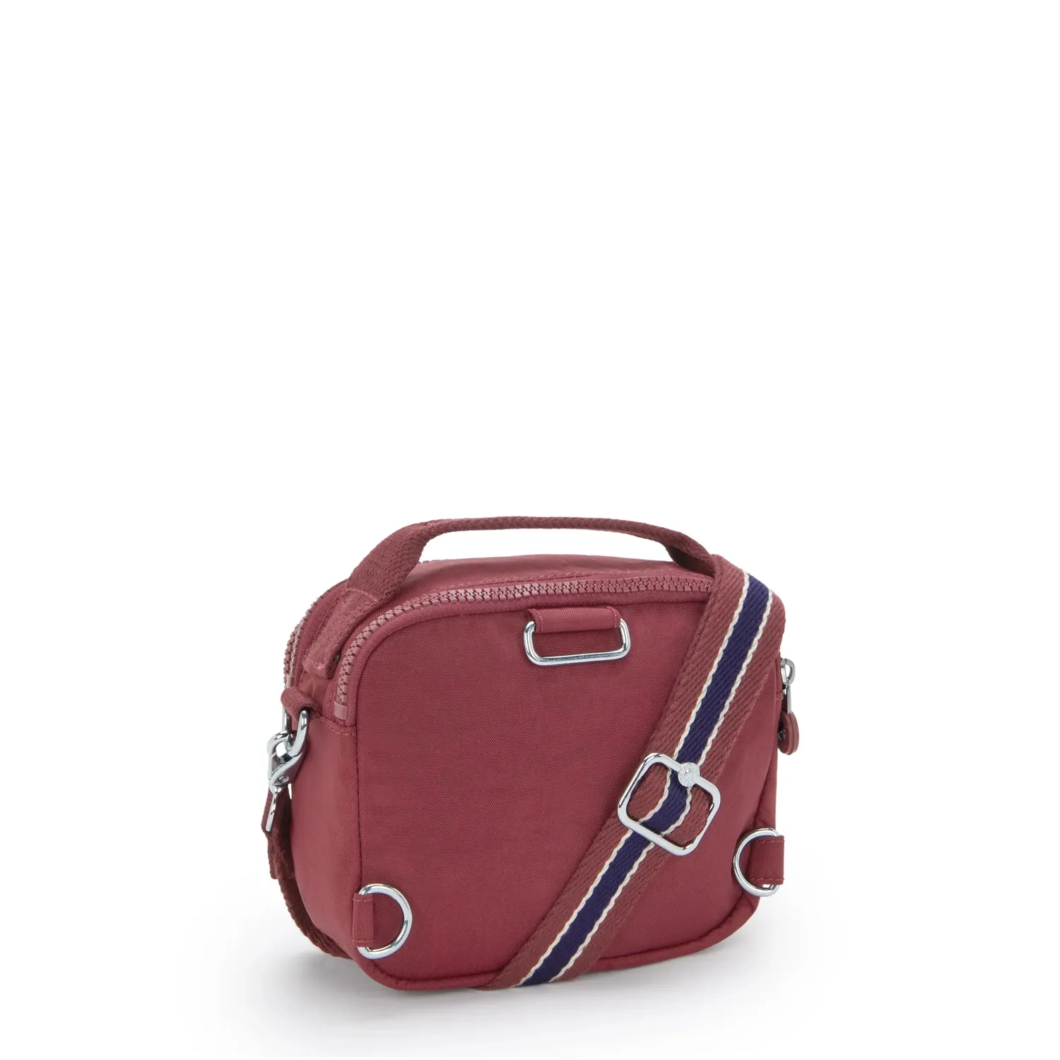 Kipling Cahir crossbody klein Lounge Wine met ritsvakken