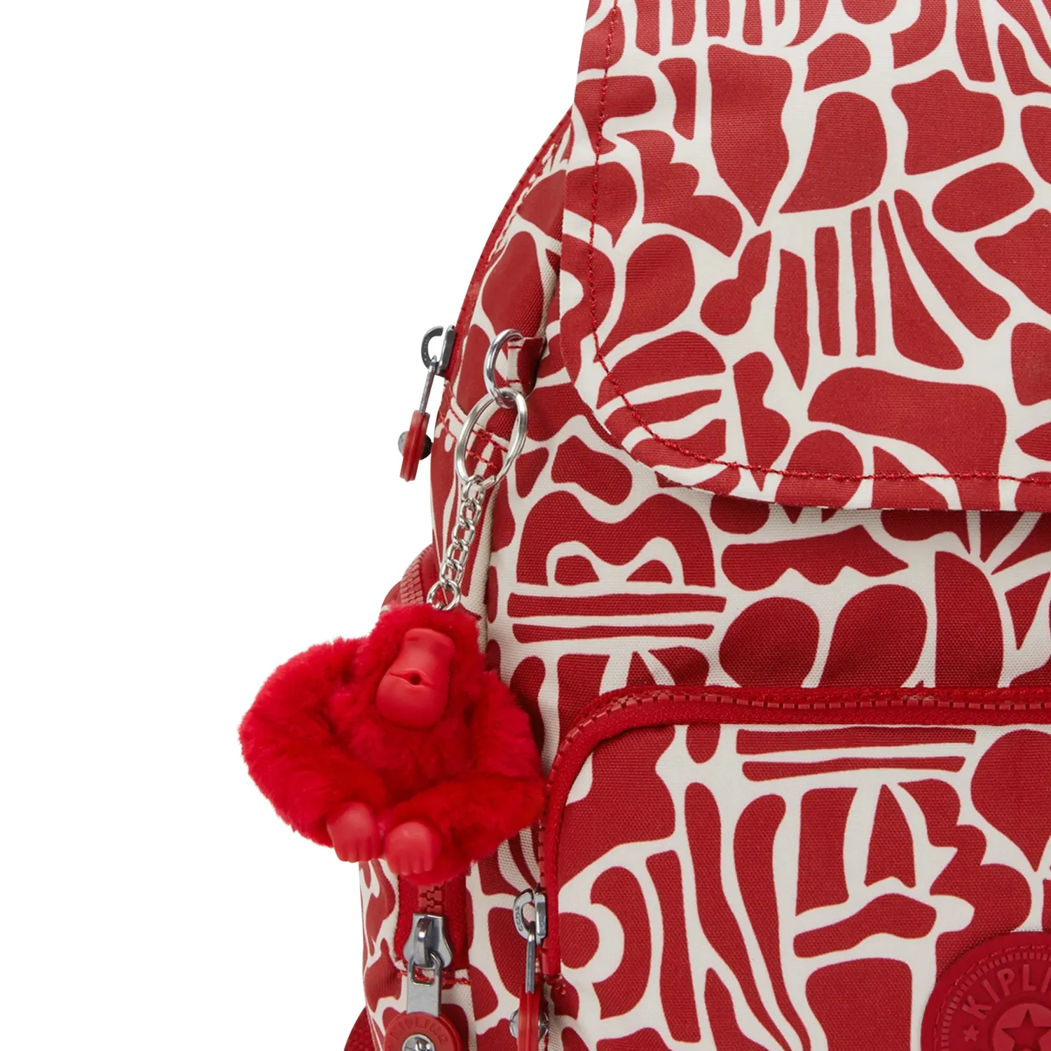Kipling City Zip S rugzak Shape Cocktail klein met ritsvakken