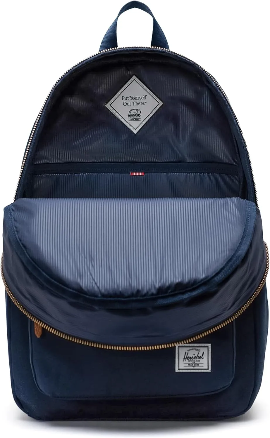 Herschel Settlement rugzak Navy canvas blauw