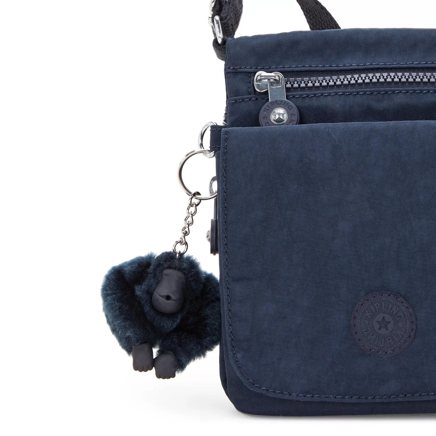 Kipling New Eldorado crossbody tas Blue Bleu 2 klein licht