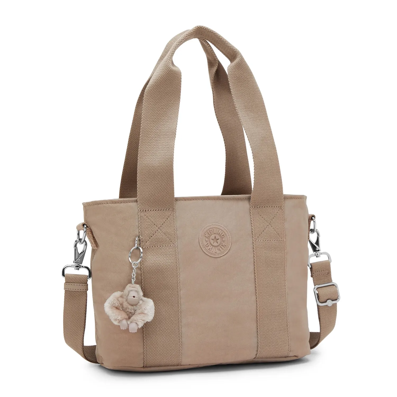 Kipling Minta M Up shopper Tan Beige