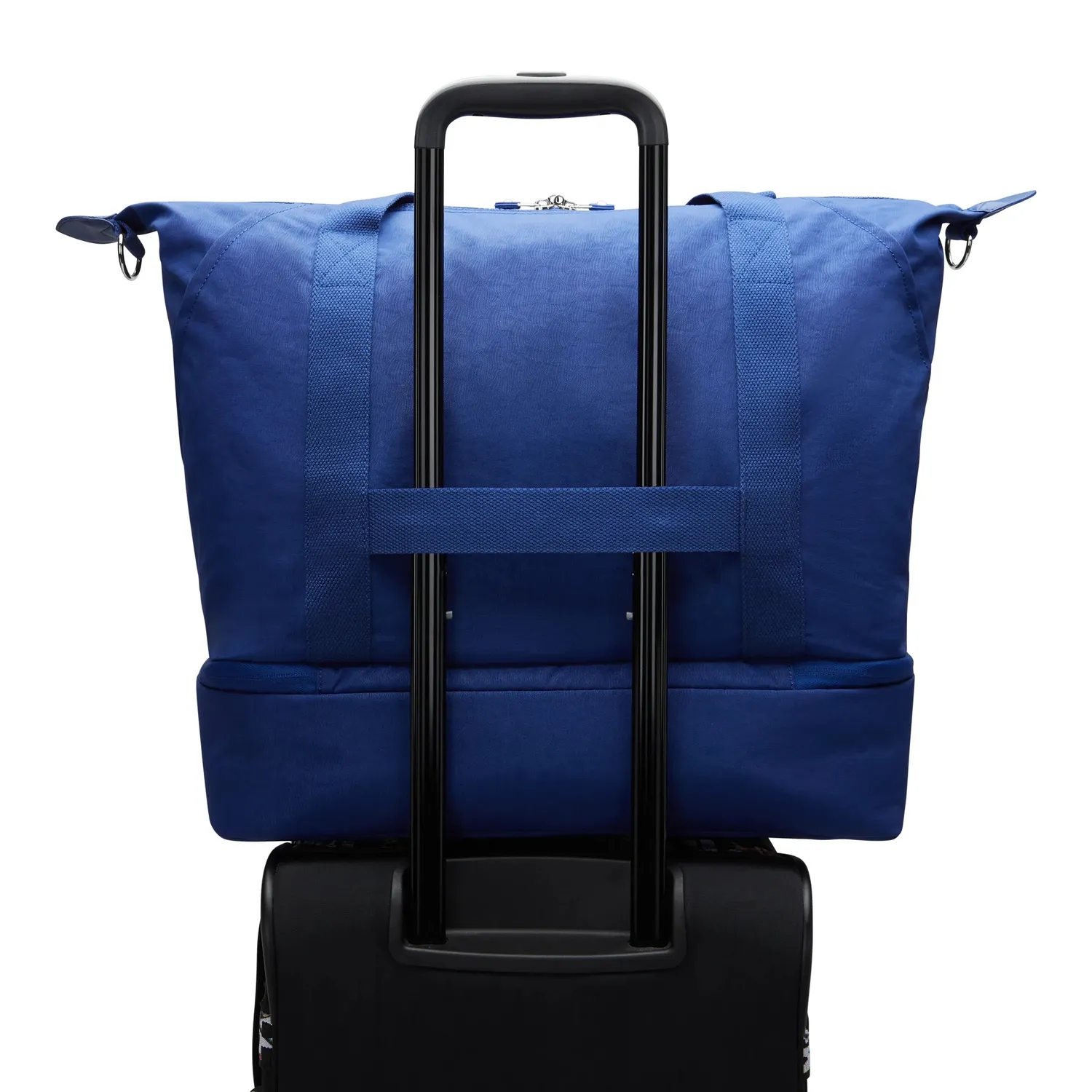 Kipling Art M weekender Diamond Wave Emboss groot licht