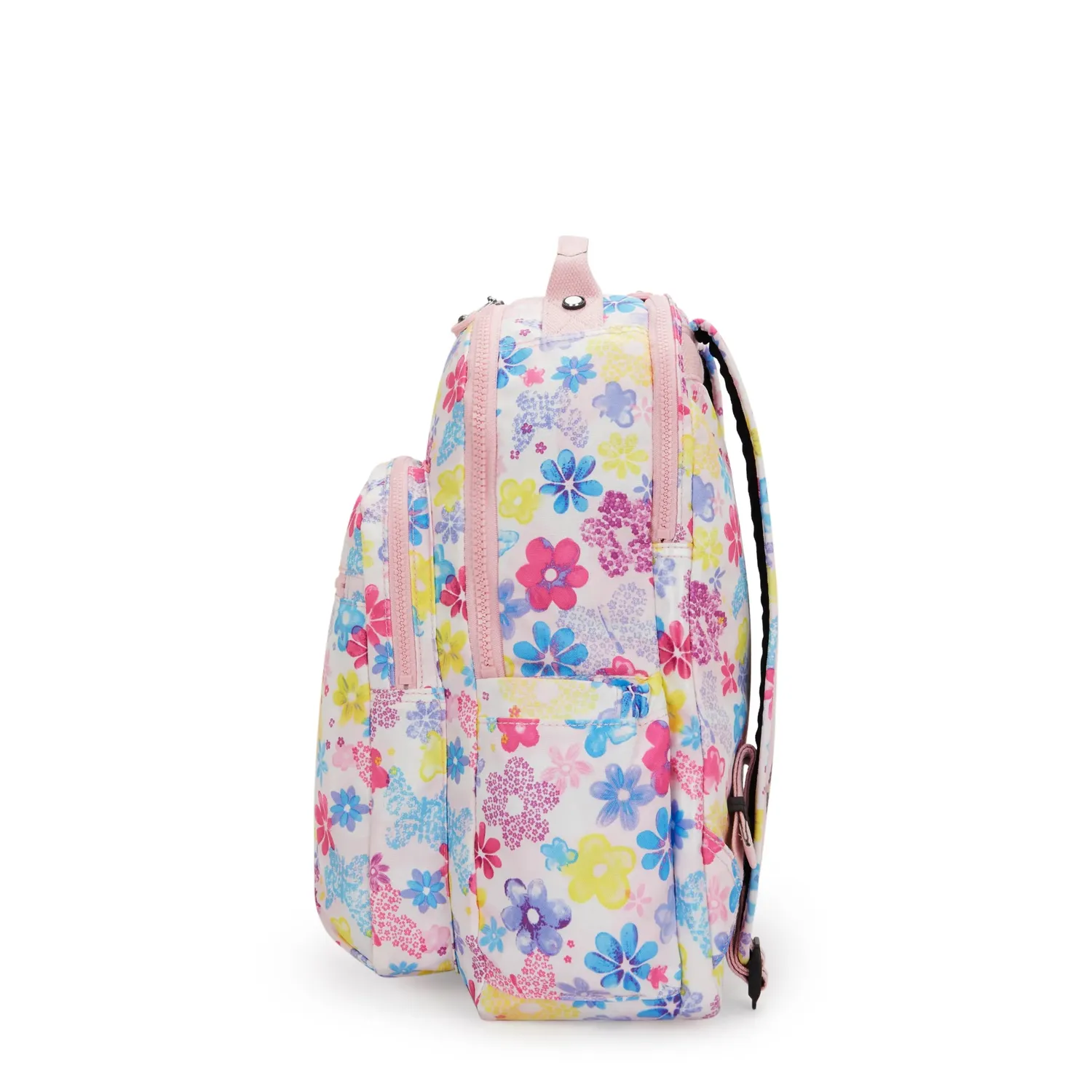Kipling Seoul Lap rugzak Flower Stamp groot 15 inch
