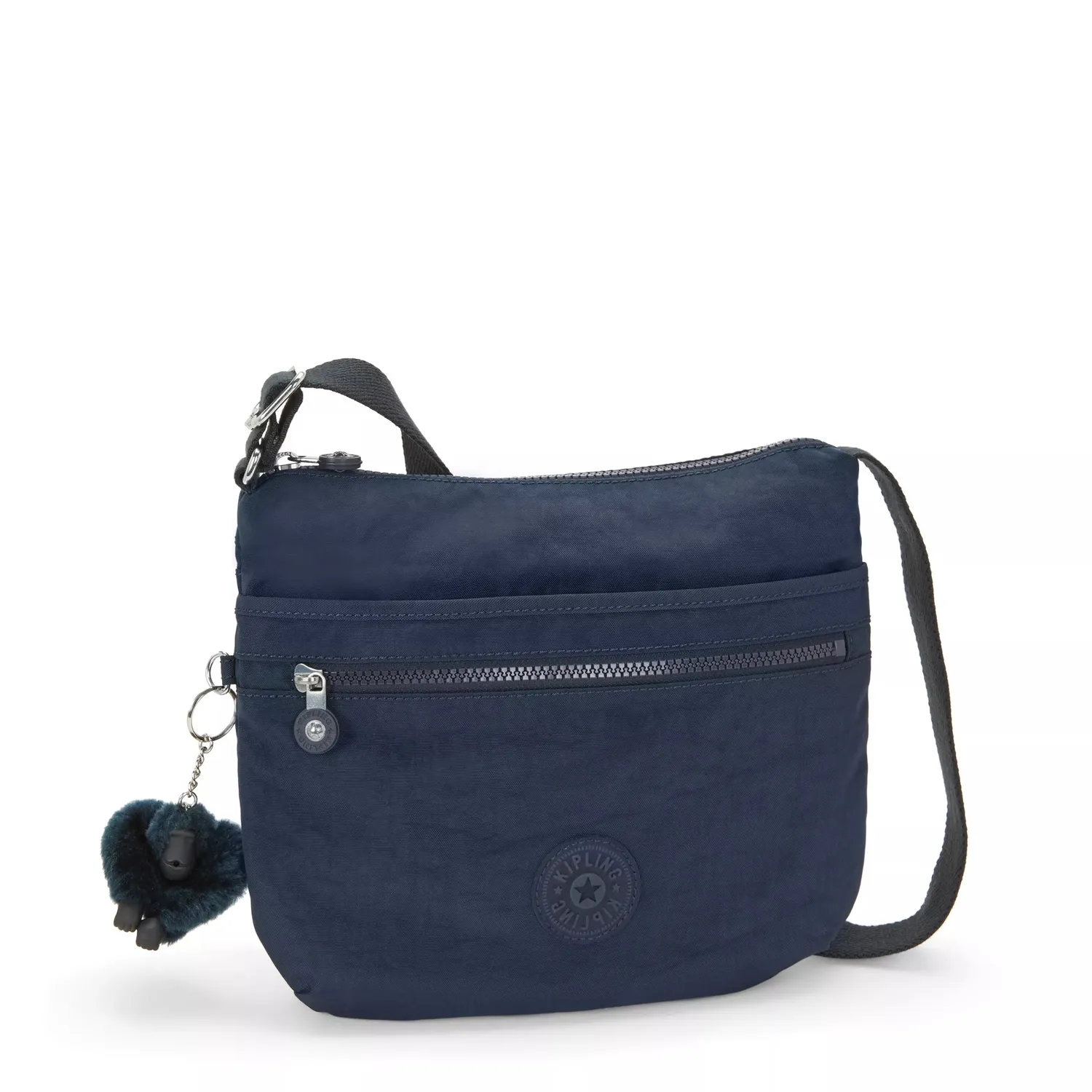 Kipling Arto schoudertas Medium Blue Bleu 2 waterafstotend