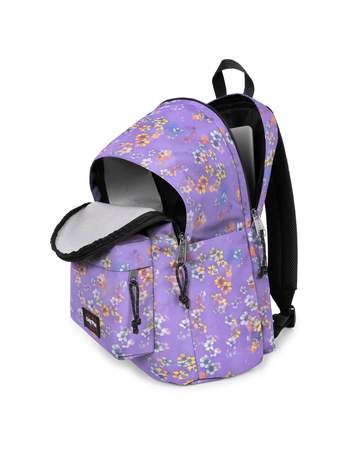 Eastpak Day Office rugzak Flora Fade Lilac medium