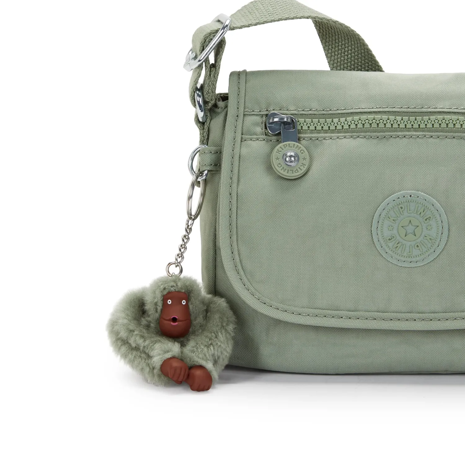 Kipling Sabian U schoudertas Green Tea klein waterafstotend