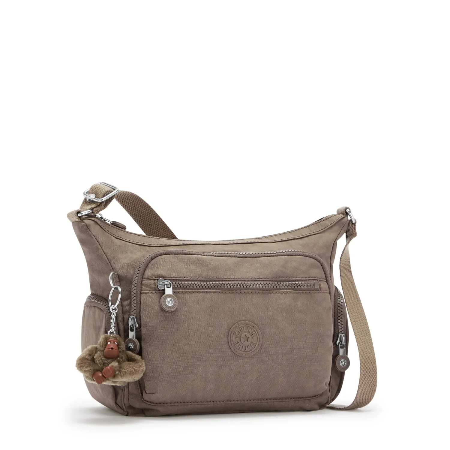 Kipling Gabbie S schoudertas True Beige klein verstelbaar