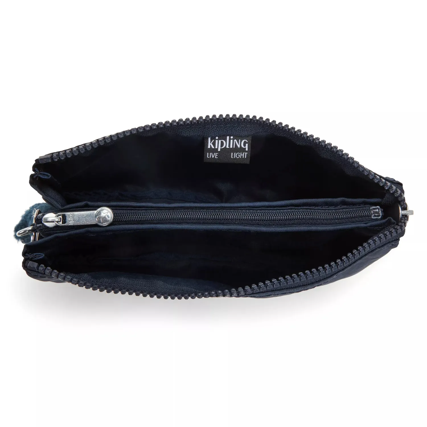 Kipling Creativity XL etui Blue Bleu 2 groot nylon